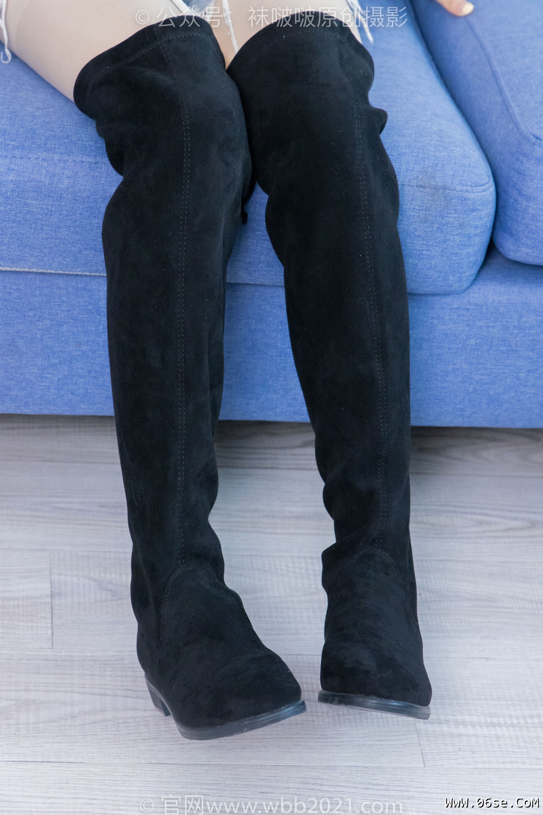 图片[13]-BoBoSocks袜啵啵 No.422 糯米 -长靴、白棉袜、肉丝[140P]-六色网