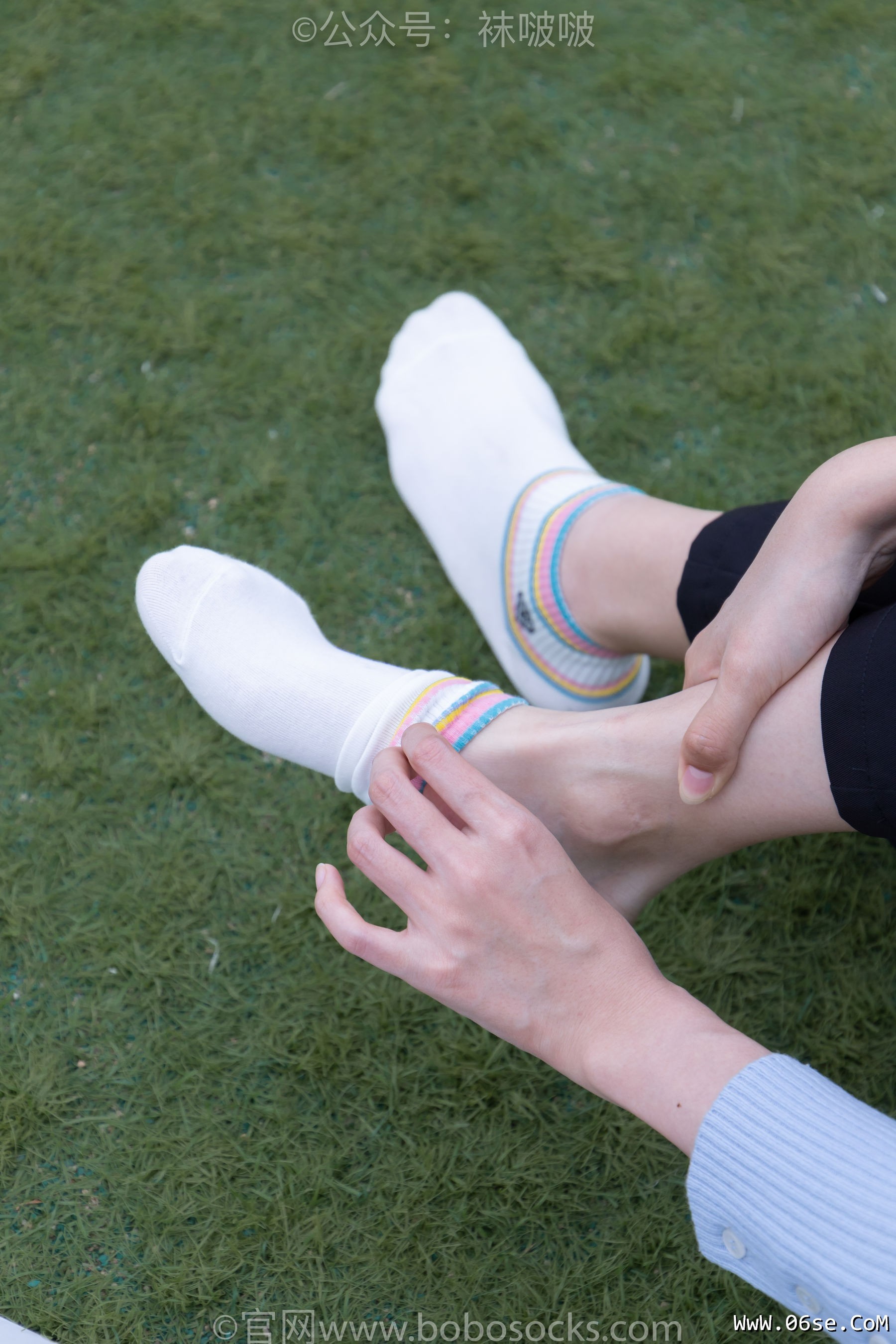 图片[71]-BoBoSocks袜啵啵 No.021 泡芙-板鞋、白棉袜、裸足[131P]-六色网