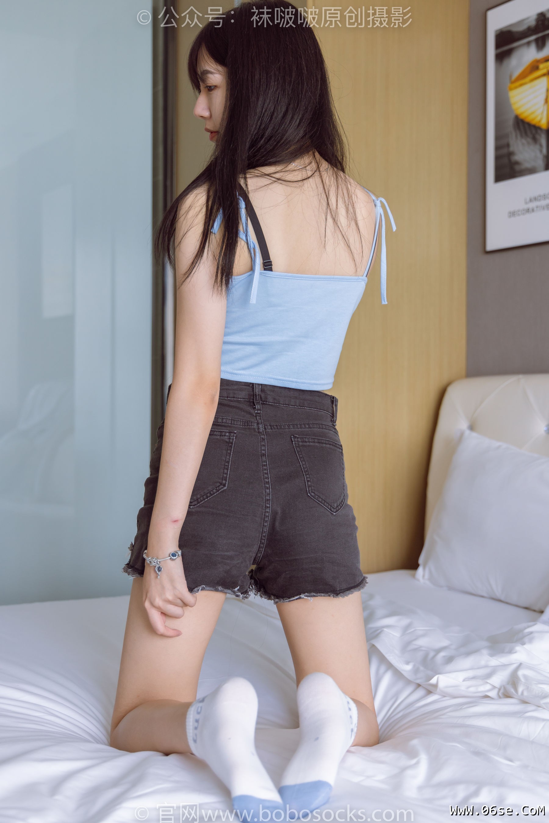 图片[25]-BoBoSocks袜啵啵 No.174 小甜豆-高跟长靴、白棉袜、裸足[178P]-六色网
