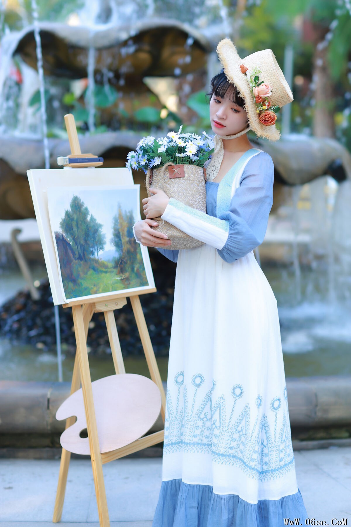 图片[24]-YiTuYu艺图语 Vol.6857 Tian Cai Shao Nu Fa Fa[24P]-六色网