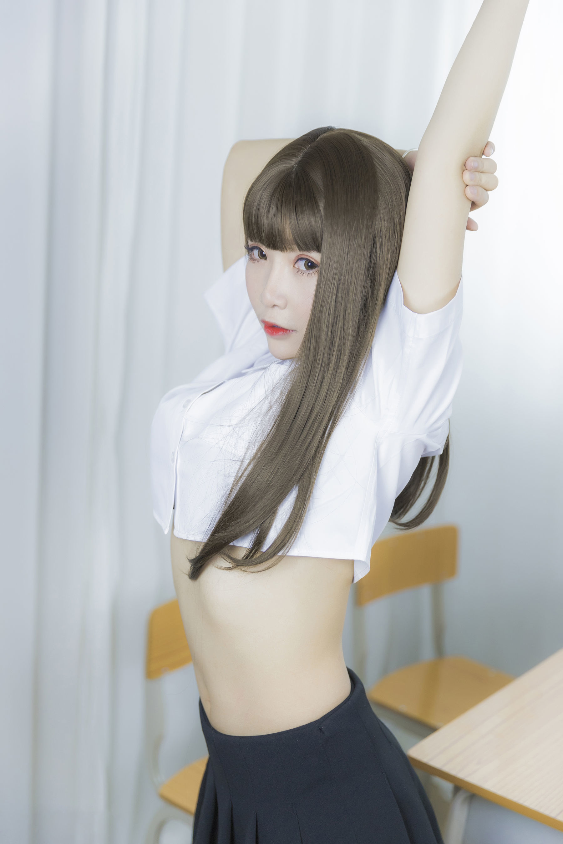 二次元妹子抱走莫子aa 等你下课[42P]-六色网