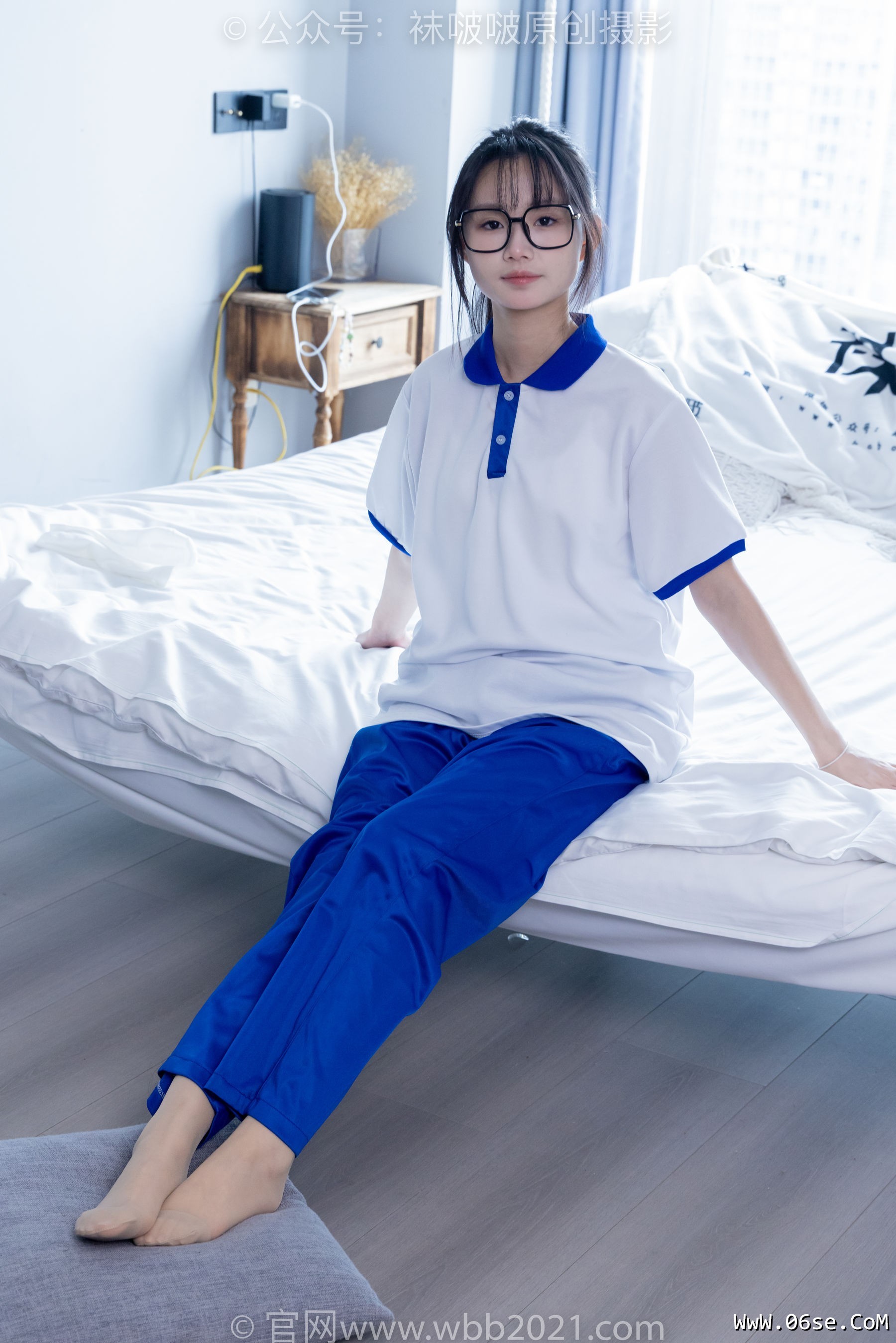 图片[45]-BoBoSocks袜啵啵 No.351 甜甜圈 -板鞋、白棉袜、肉丝、校服裤里丝[150P]-六色网