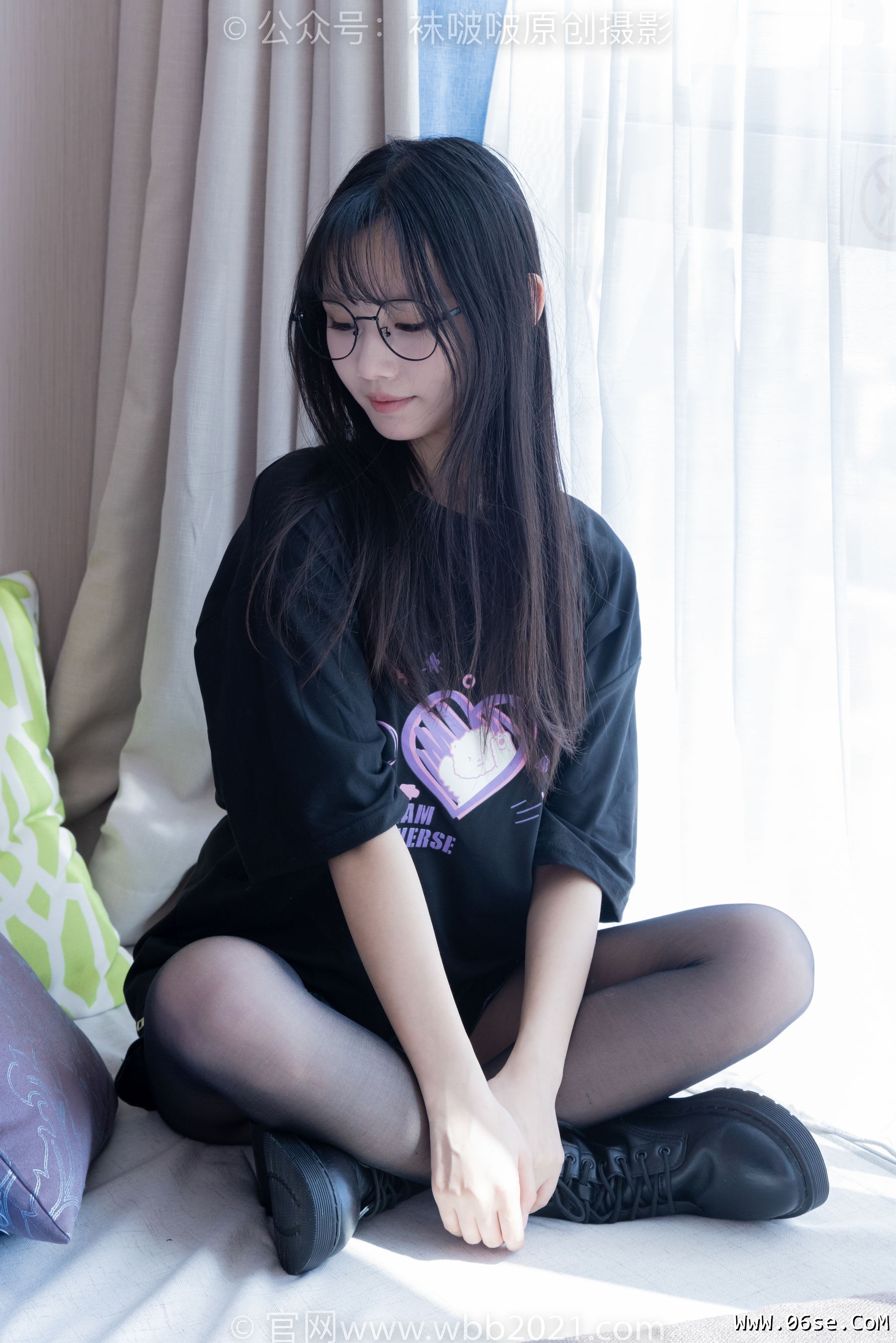 图片[83]-BoBoSocks袜啵啵 No.406 甜甜圈 -马丁靴、黑丝[150P]-六色网