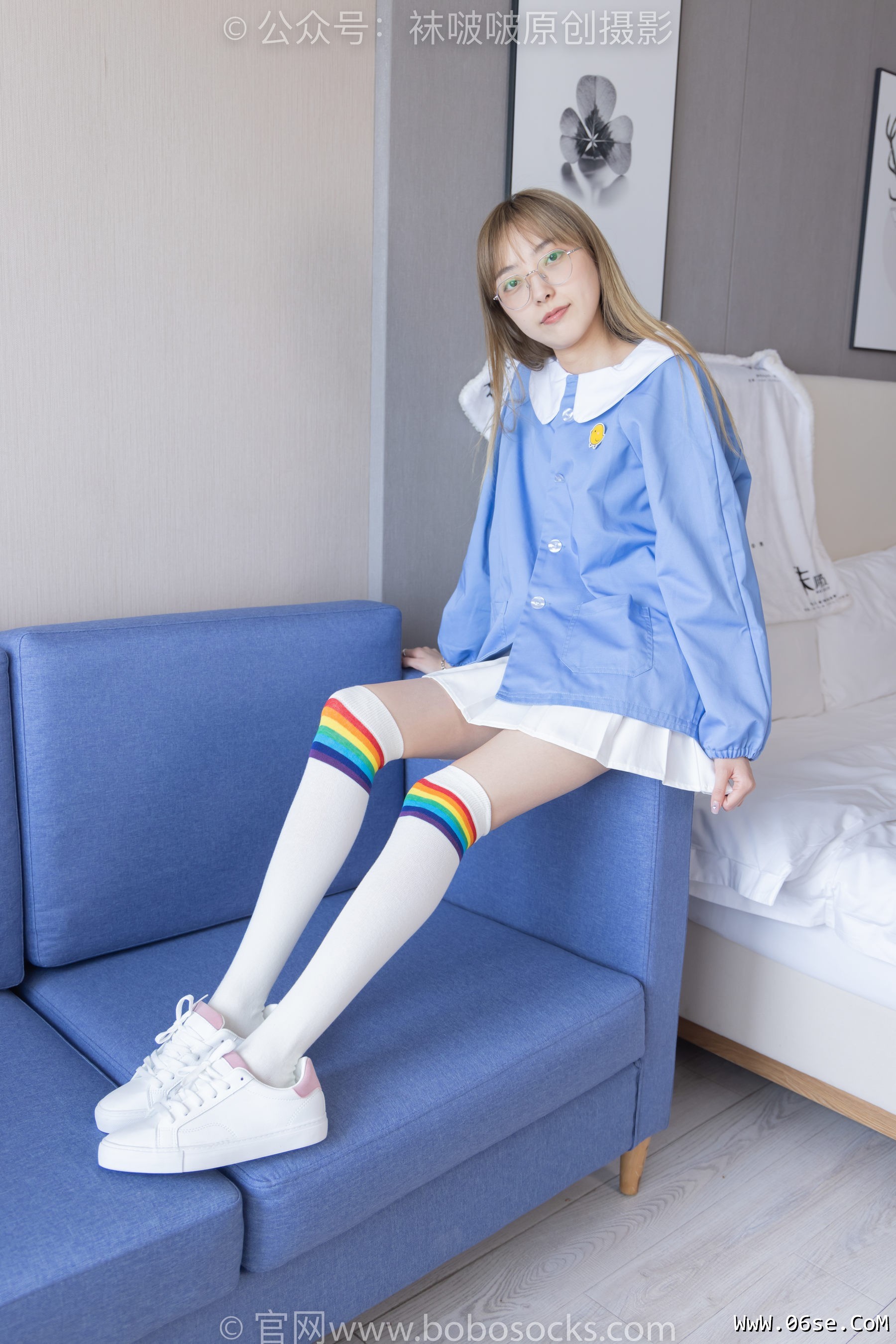 图片[36]-BoBoSocks袜啵啵 No.229 稚予-板鞋、皮鞋、两双大腿袜[155P]-六色网