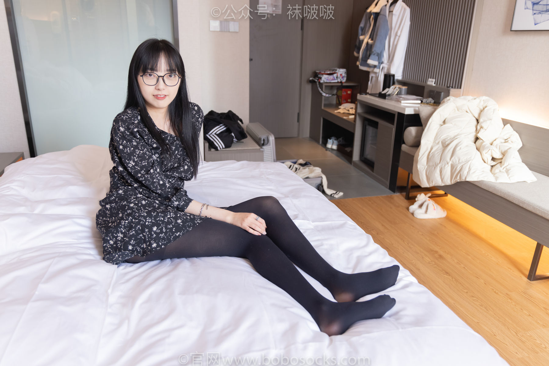 图片[57]-BoBoSocks袜啵啵 No.064 稚予-平底鞋、厚黑丝[137P]-六色网