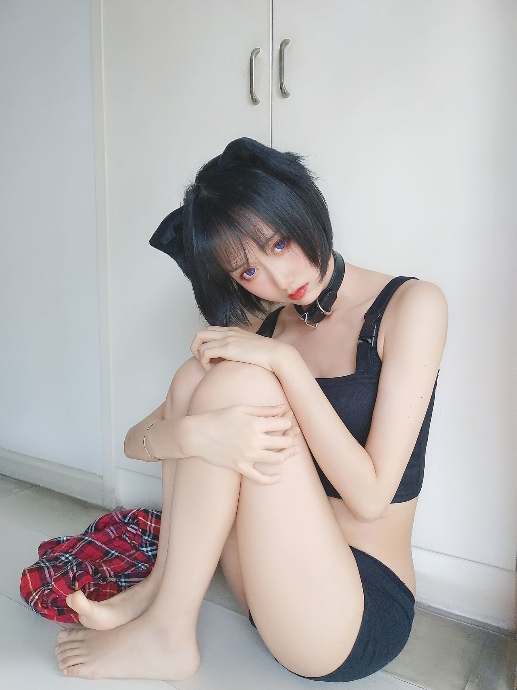 图片[26]-萌系小姐姐木绵绵OwO 不良猫[44P]-六色网