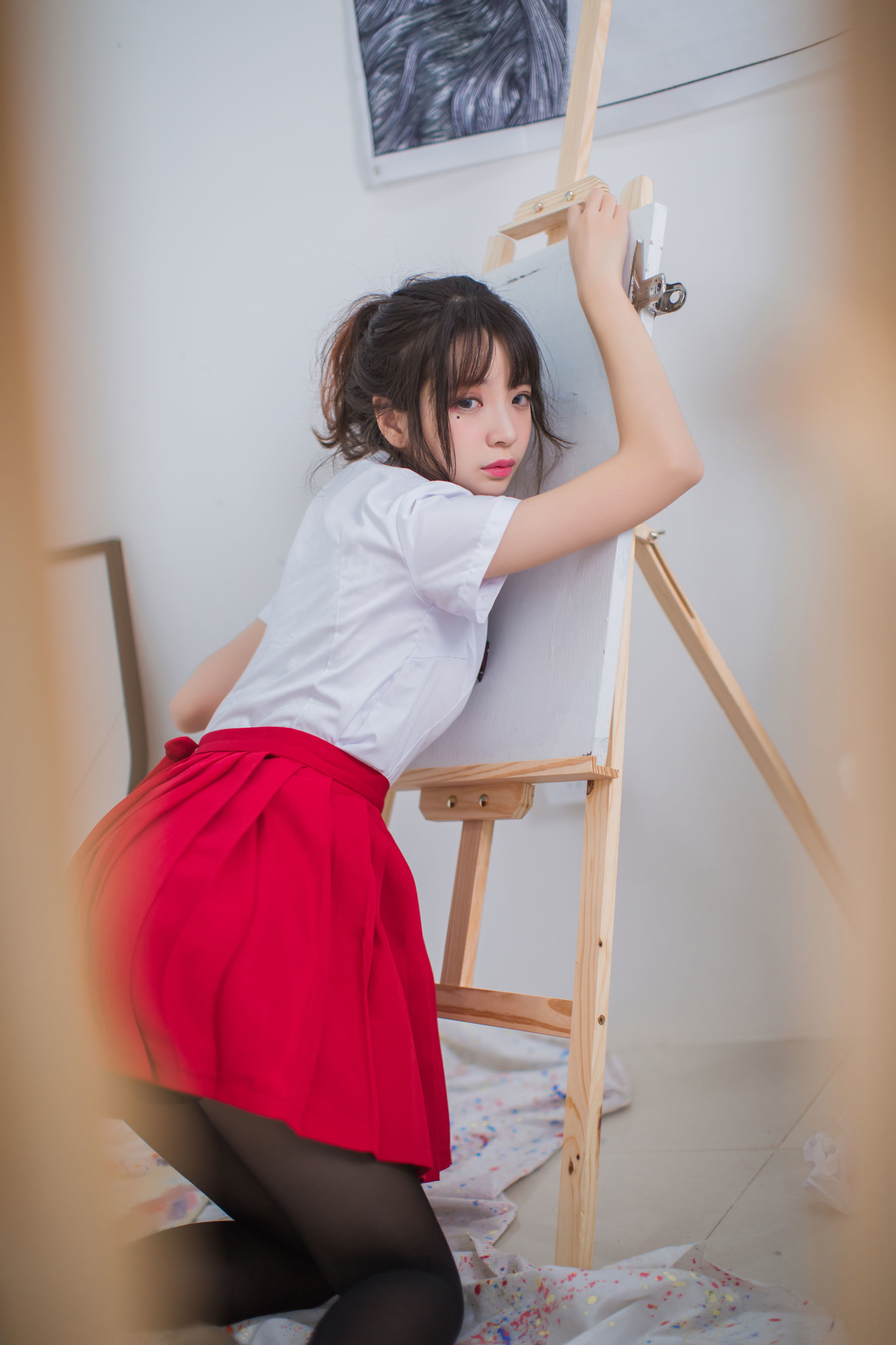 图片[6]-疯猫ss 画室JK少女[23P]-六色网