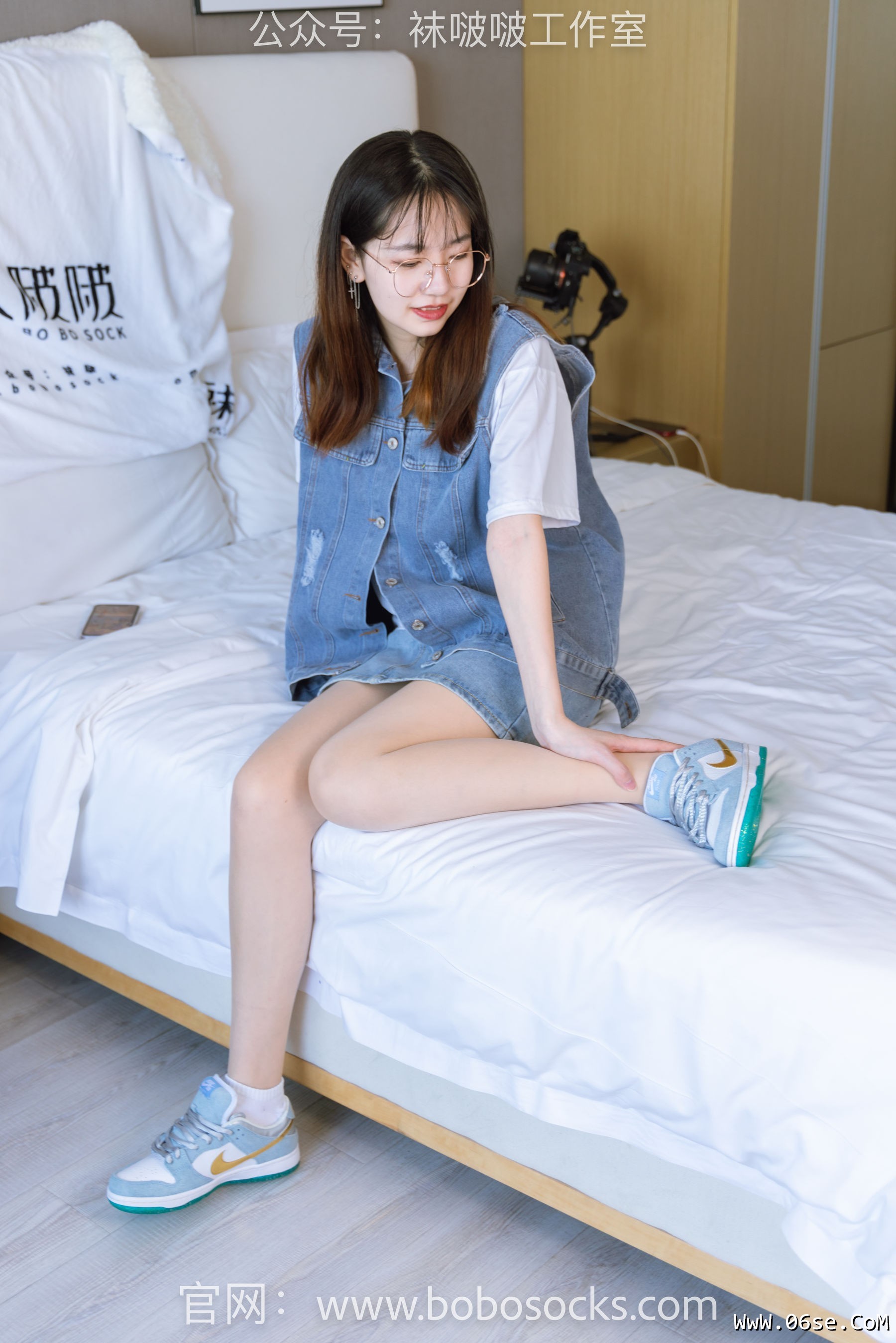 图片[54]-BoBoSocks袜啵啵 No.123 小甜豆-板鞋、白棉袜、肉丝[140P]-六色网