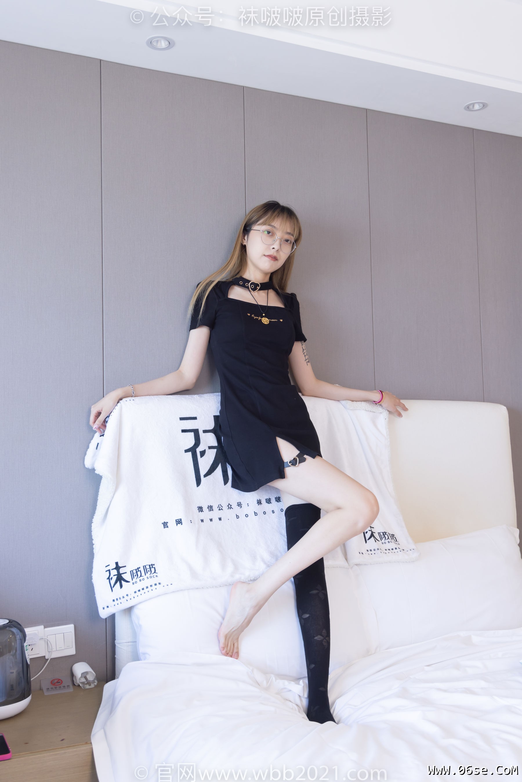 图片[115]-BoBoSocks袜啵啵 No.270 稚予 -高跟鞋、皮鞋、厚黑丝、黑色大腿棉袜[149P]-六色网