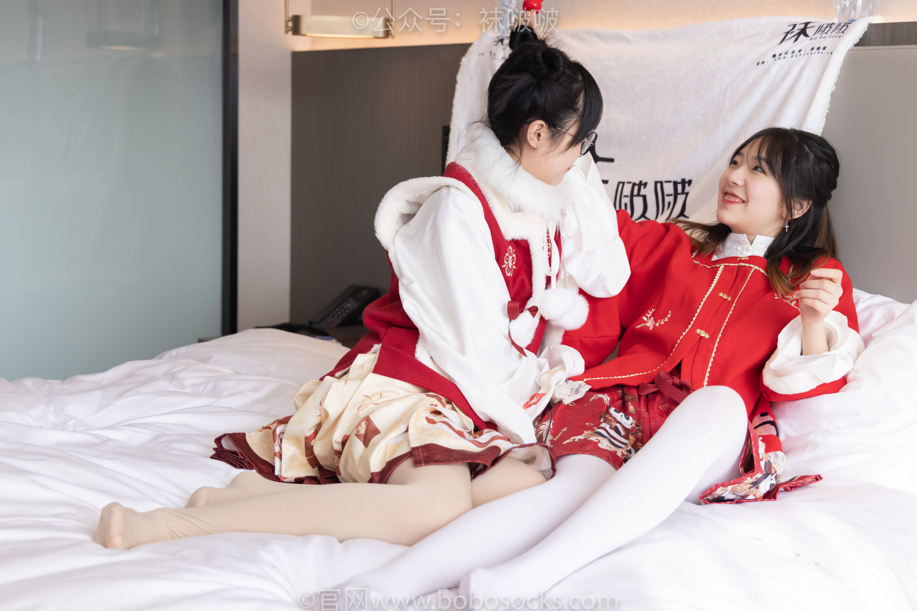 图片[45]-BoBoSocks袜啵啵 No.054 小甜豆与稚予-给大家拜年啦[139P]-六色网