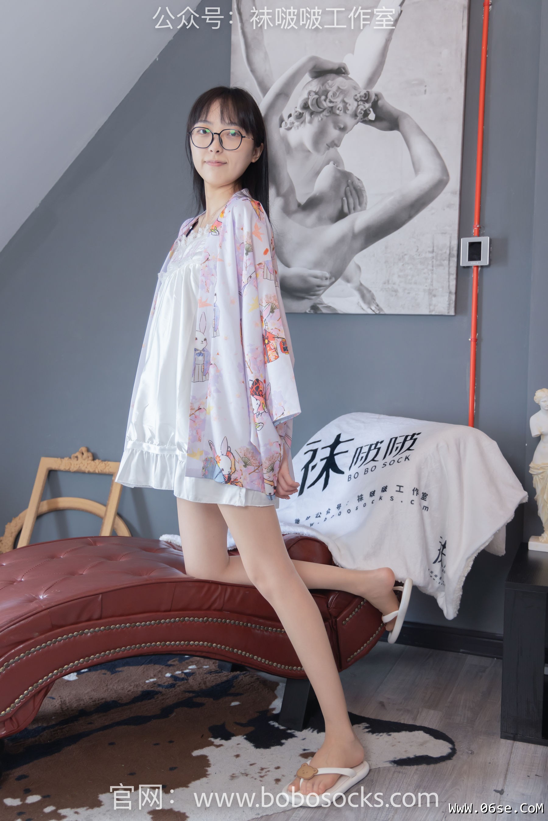 BoBoSocks袜啵啵 No.112 稚予-人字拖、肉丝、裸足[140P]-六色网