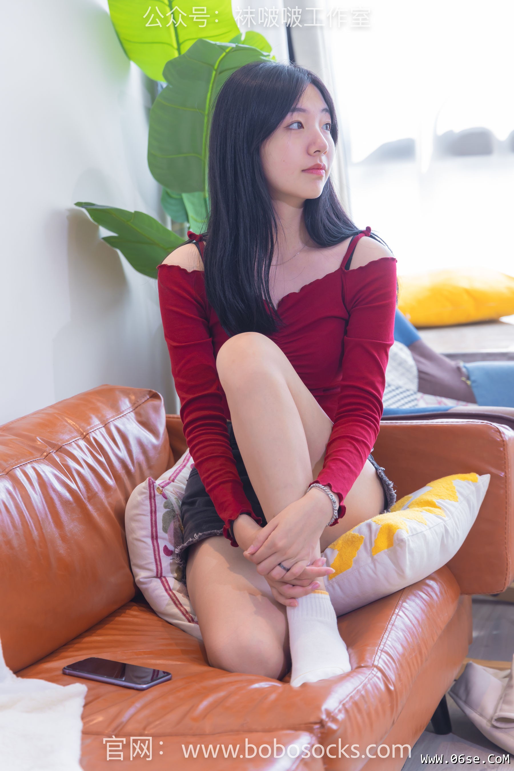 图片[27]-BoBoSocks袜啵啵 No.120 小甜豆-高跟长靴、白棉袜、裸足[170P]-六色网