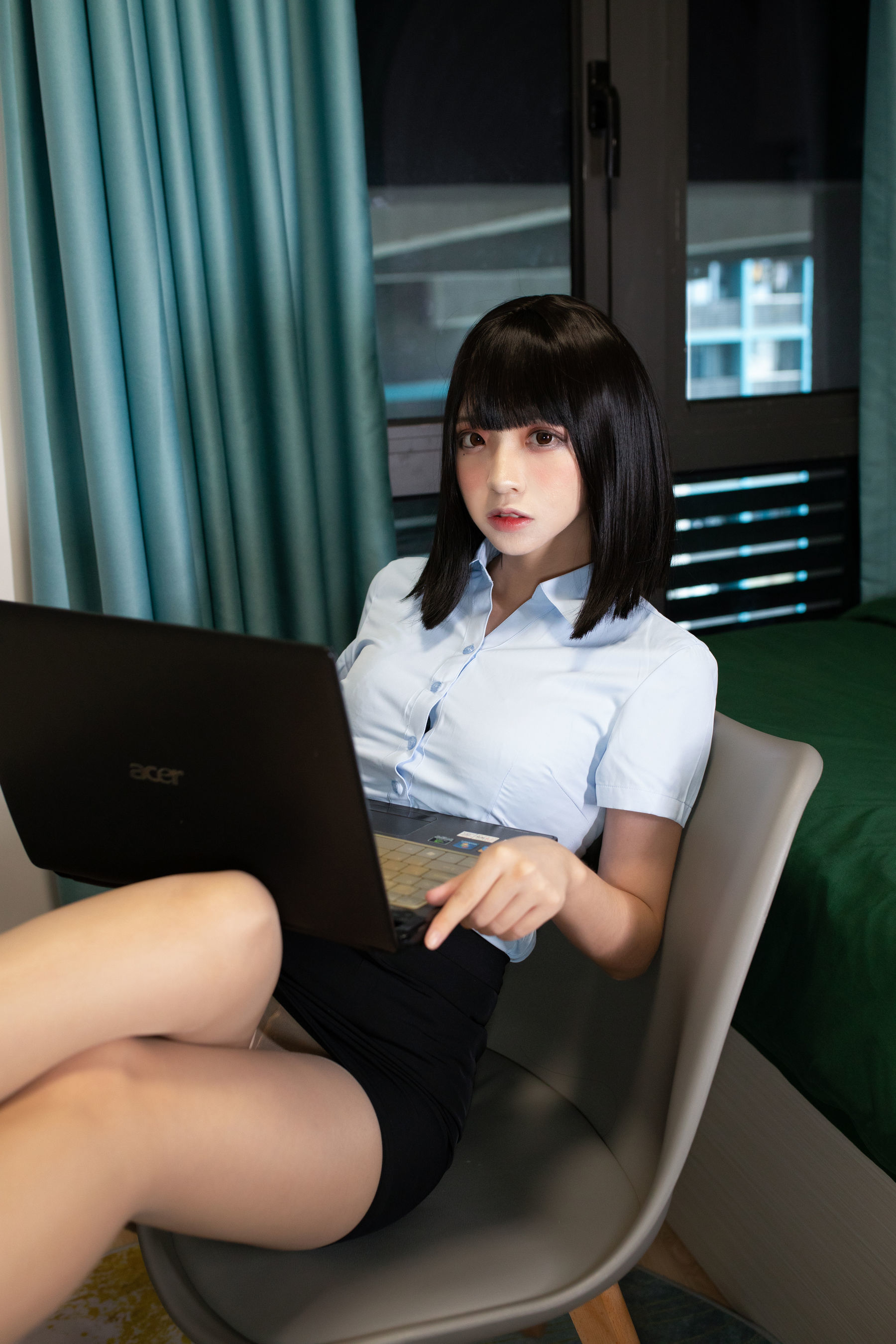 图片[5]-喵糖映画 VOL.386 勤务OL [20P]-六色网