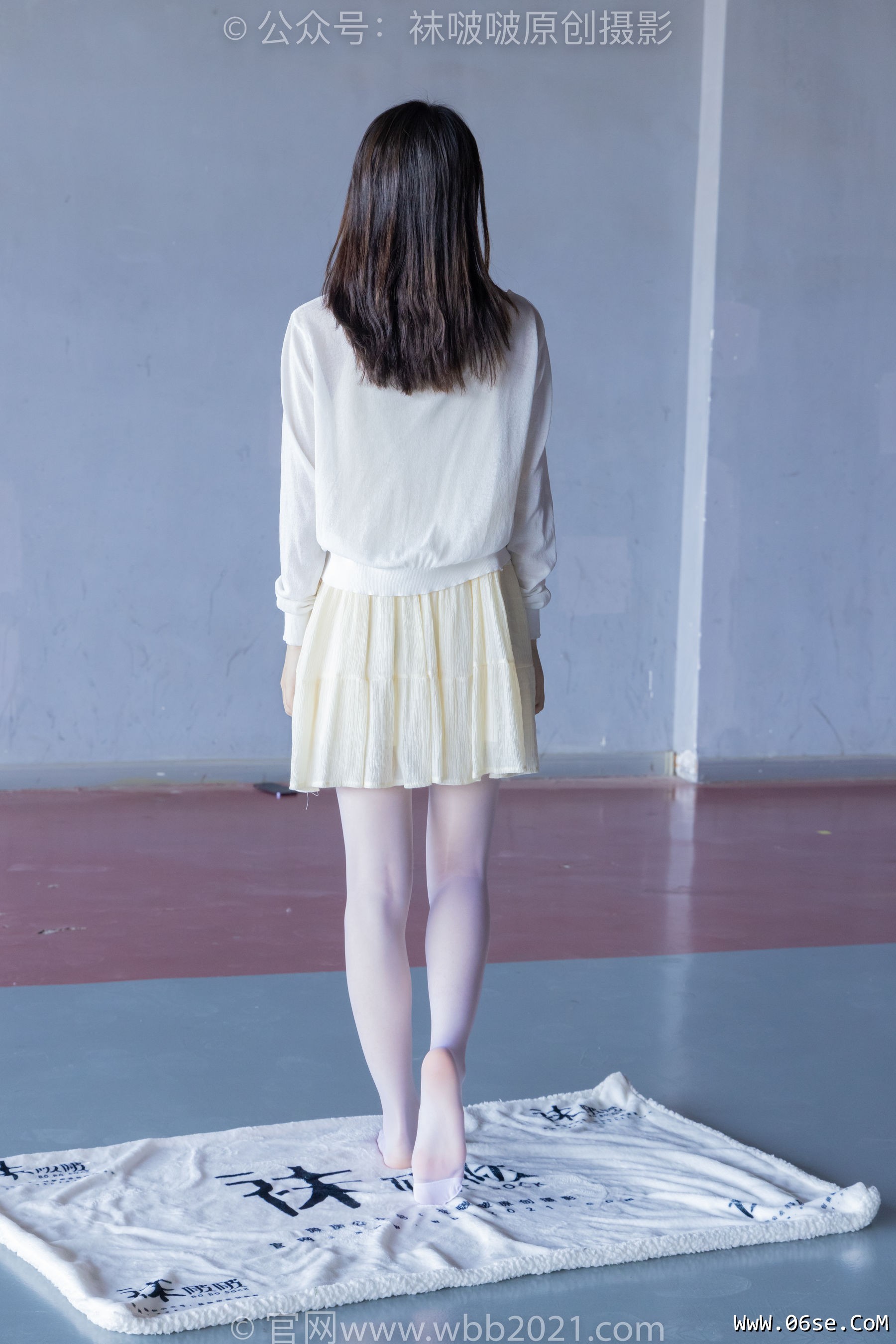 图片[48]-BoBoSocks袜啵啵 No.395 糯米 -板鞋、白丝[145P]-六色网