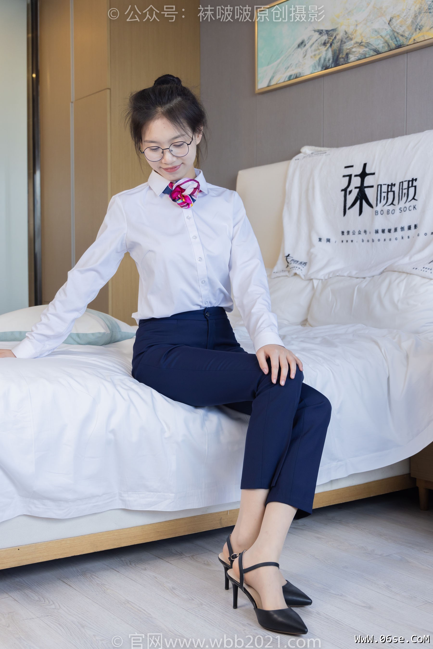 图片[69]-BoBoSocks袜啵啵 No.401 芝士 -高跟鞋、肉丝、裸足[145P]-六色网
