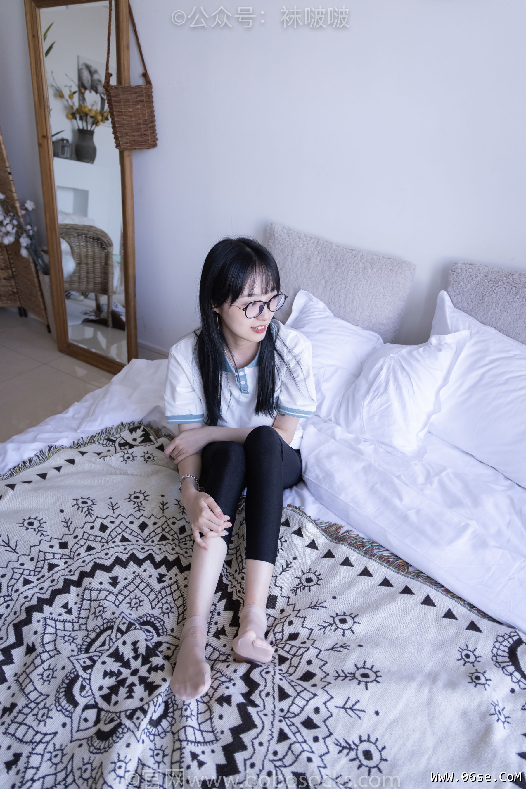 图片[109]-BoBoSocks袜啵啵 No.044 稚予-贝壳头、匡威帆布鞋、短肉丝[154P]-六色网