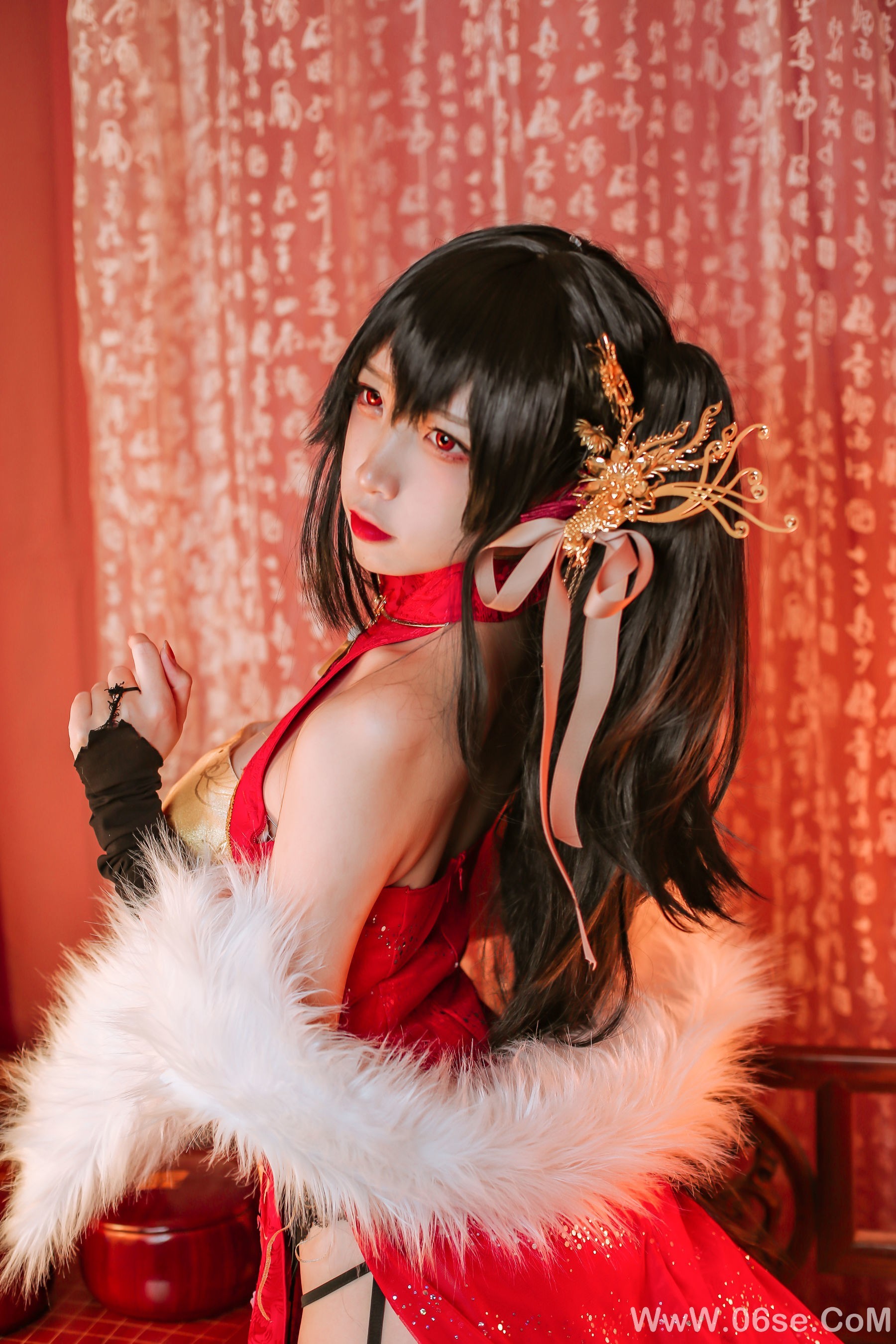 图片[38]-人气Coser二佐Nisa 碧蓝大凤旗袍[41P]-六色网