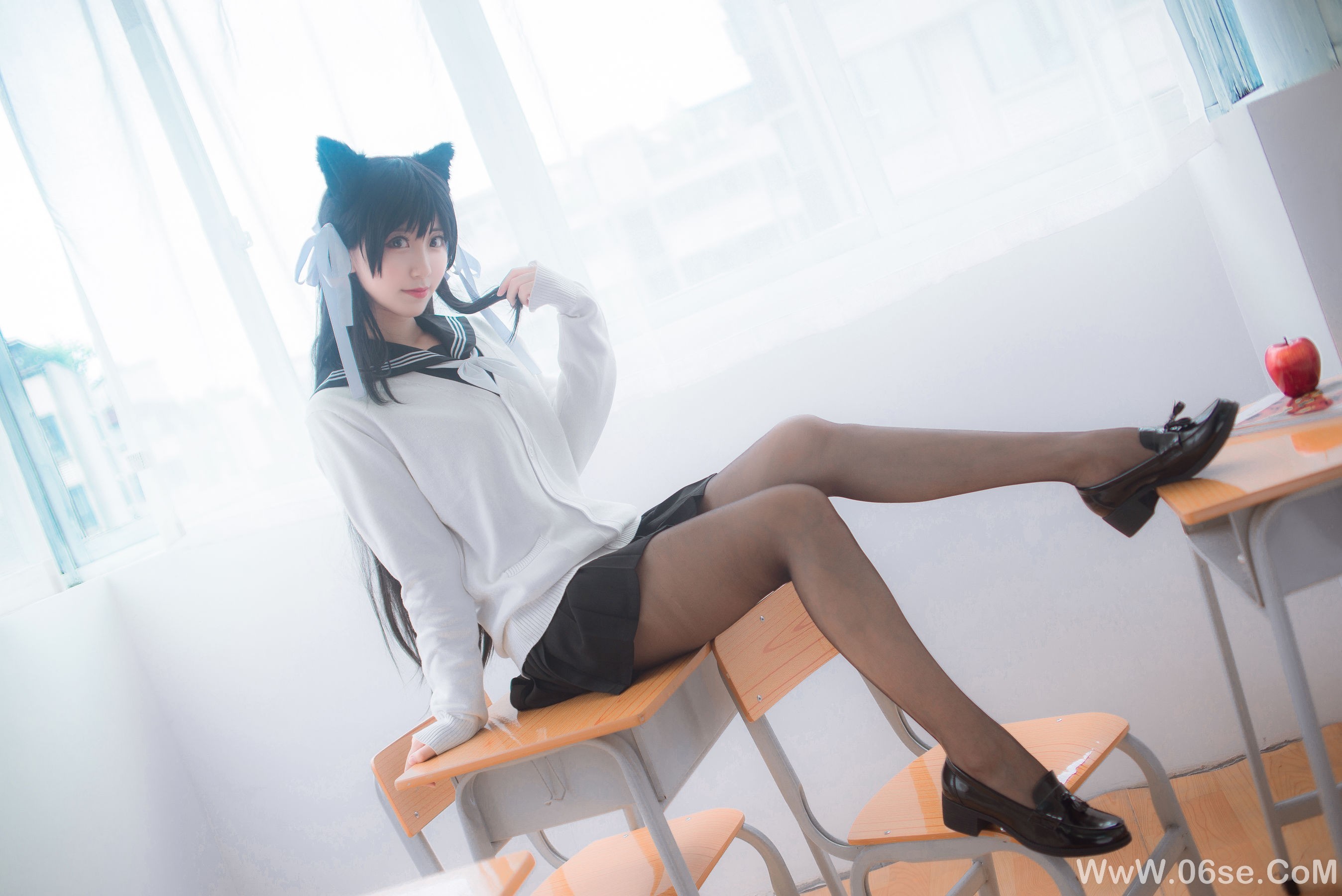 图片[18]-人气Coser黑川 獒犬制服[30P]-六色网
