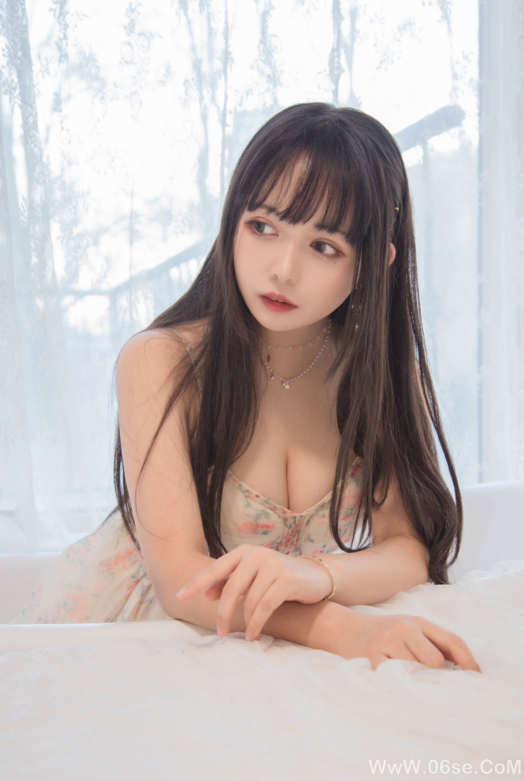图片[2]-大眼萌妹黑猫猫OvO good morning + good night[24P]-六色网