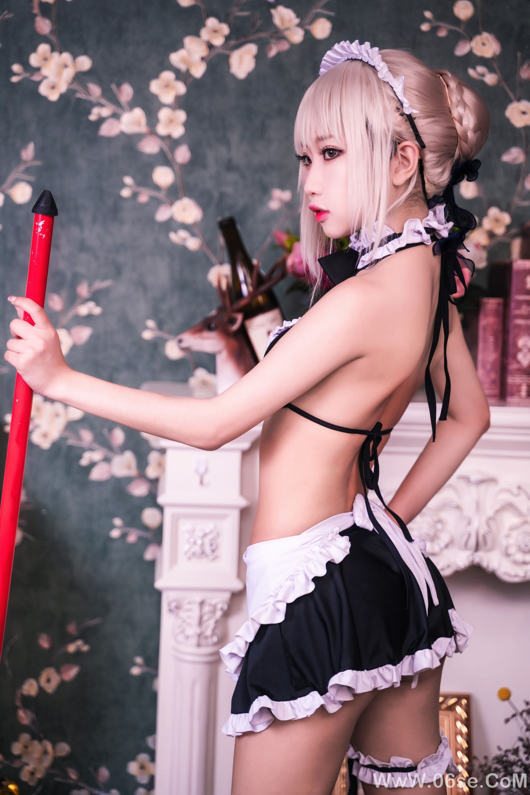 图片[14]-白嫩美少女 鬼畜瑶 – 黑呆女仆 (不知火舞)[26P]-六色网