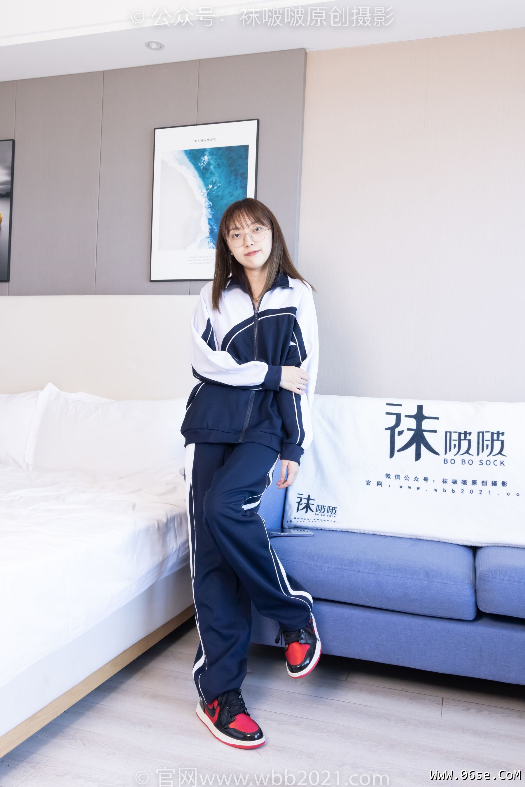 图片[85]-BoBoSocks袜啵啵 No.398 稚予 -板鞋、白船袜、裸足、裸足[150P]-六色网