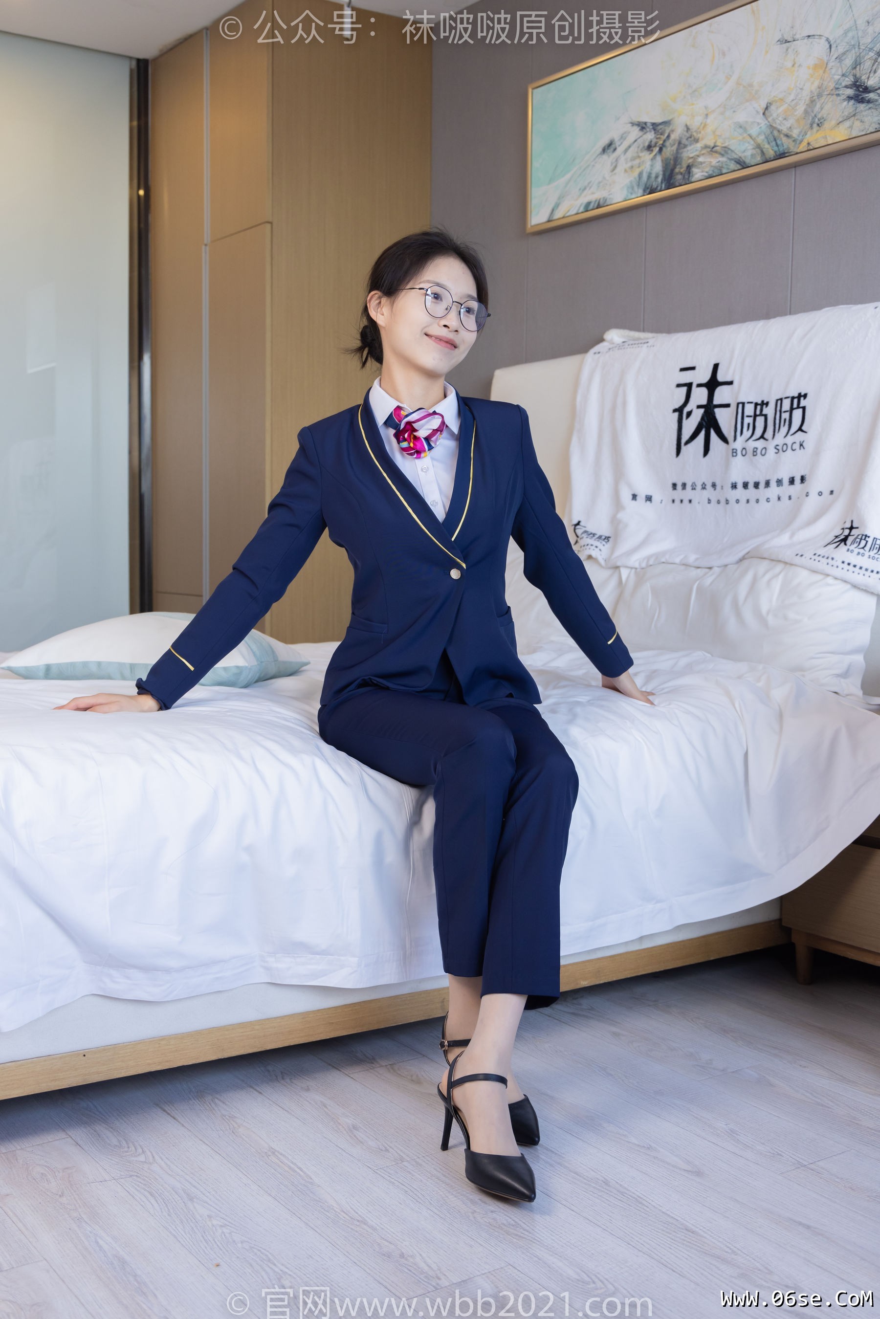图片[54]-BoBoSocks袜啵啵 No.401 芝士 -高跟鞋、肉丝、裸足[145P]-六色网