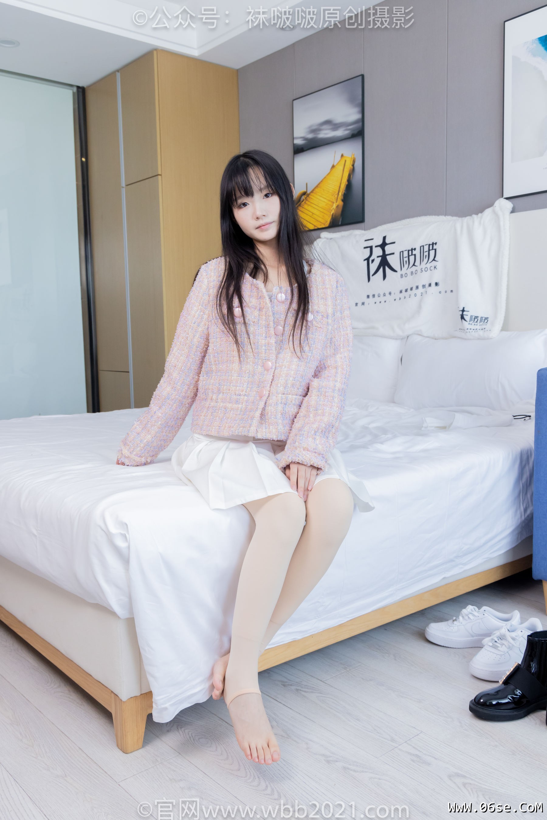 图片[101]-BoBoSocks袜啵啵 No.438 甜甜圈 -皮鞋、板鞋、白棉袜、黑色踩脚袜[150P]-六色网