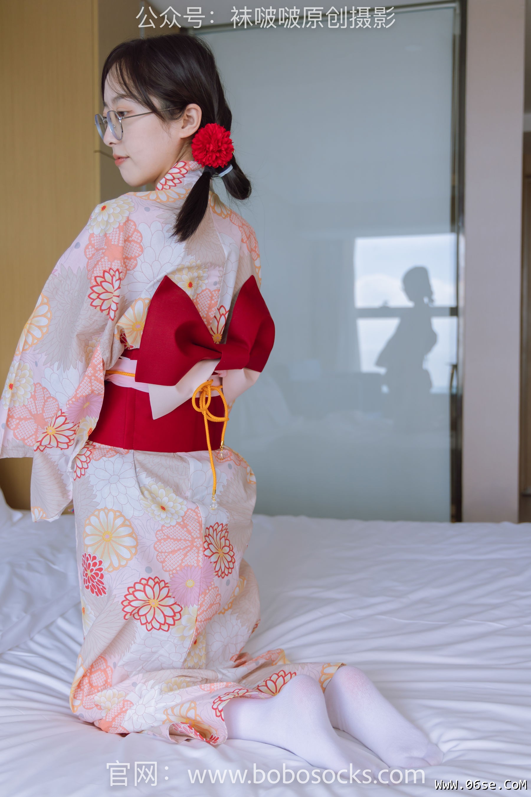 图片[133]-BoBoSocks袜啵啵 No.137 稚予-木屐、分指白棉袜、裸足、和风浴衣[170P]-六色网