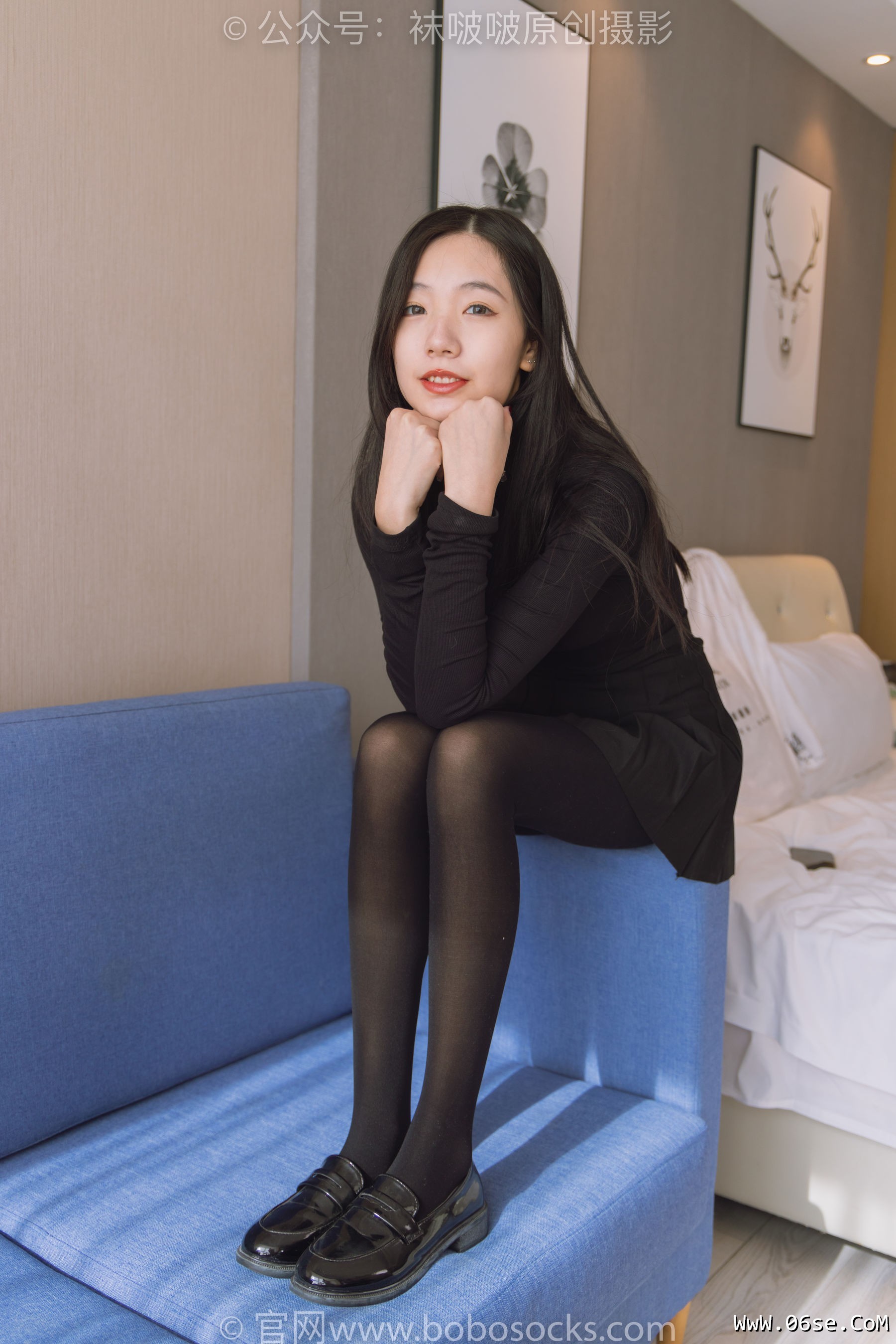 图片[58]-BoBoSocks袜啵啵 No.184 小甜豆-黑皮鞋、厚黑丝[140P]-六色网