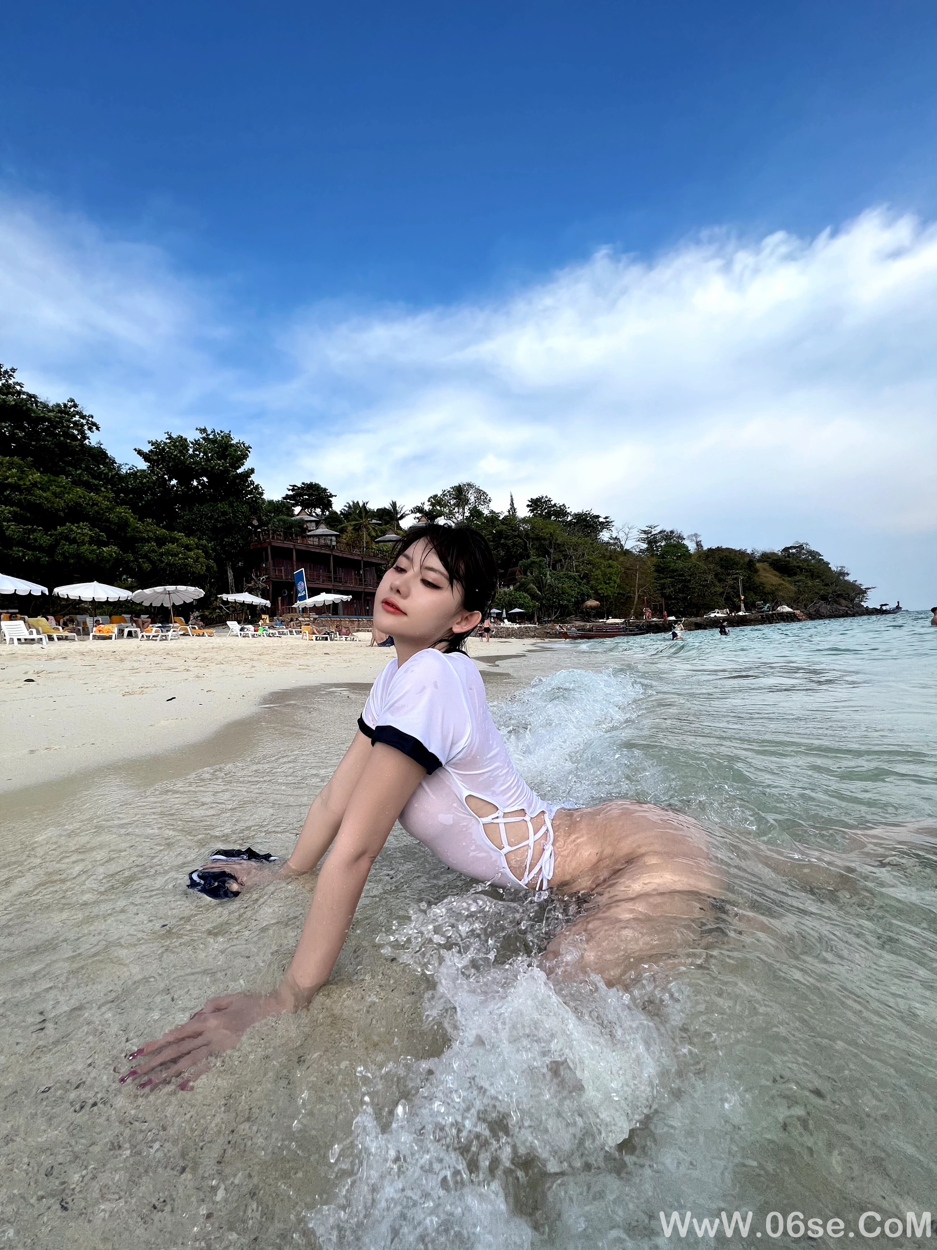 图片[4]-就是阿朱啊 – NO.007 海岛透视[56P]-六色网