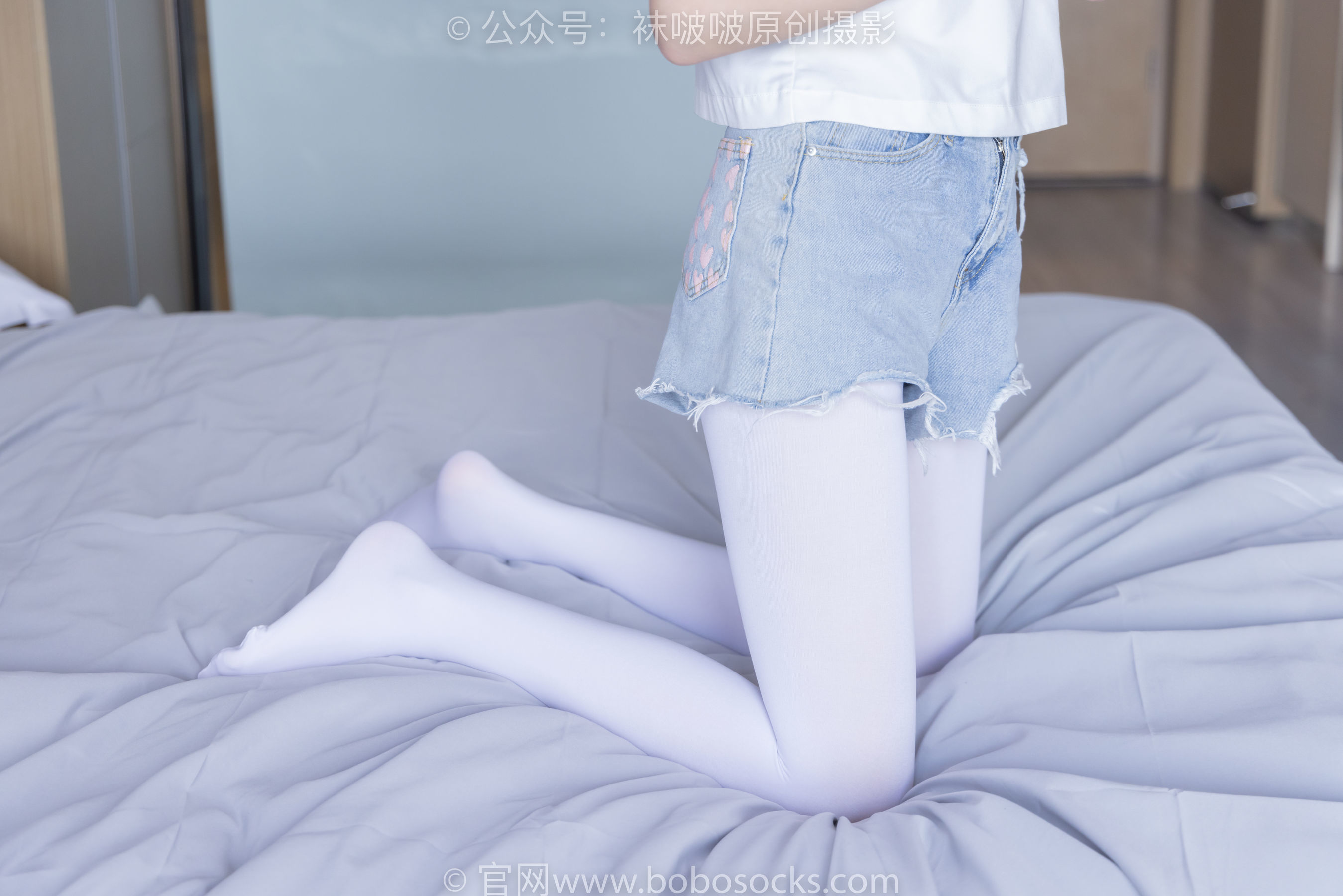 图片[104]-BoBoSocks袜啵啵 No.215 小甜豆-三双帆布鞋板鞋、厚白丝、黑丝[144P]-六色网