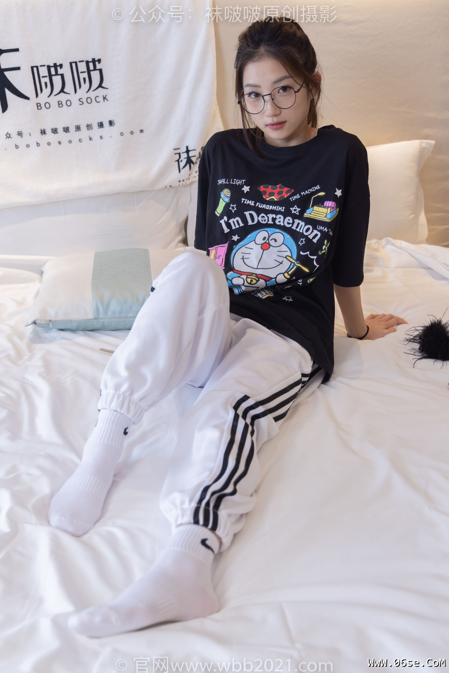 图片[128]-BoBoSocks袜啵啵 No.382 小沫 -板鞋、白棉袜[143P]-六色网