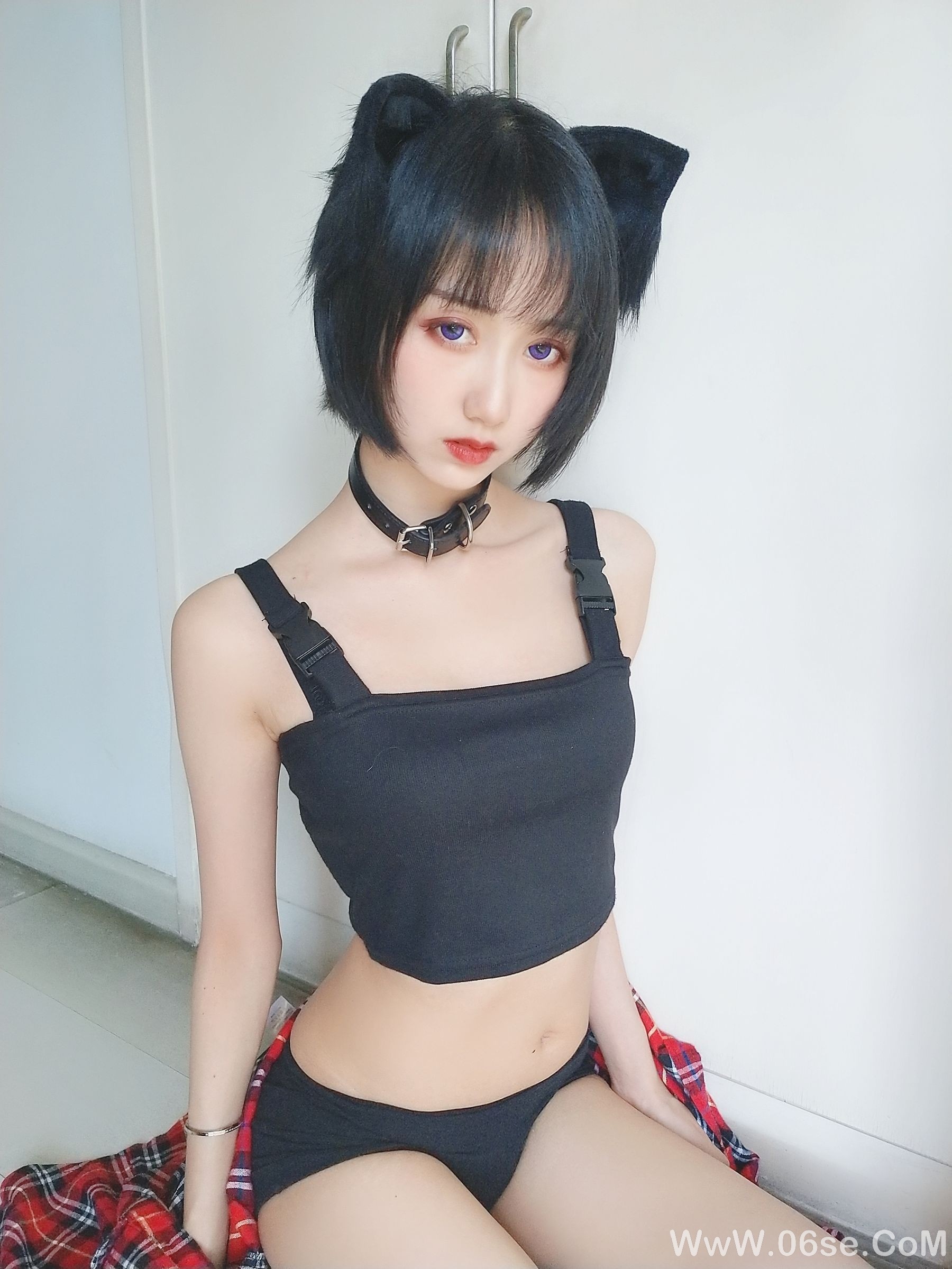 图片[28]-萌系小姐姐木绵绵OwO 不良猫[44P]-六色网