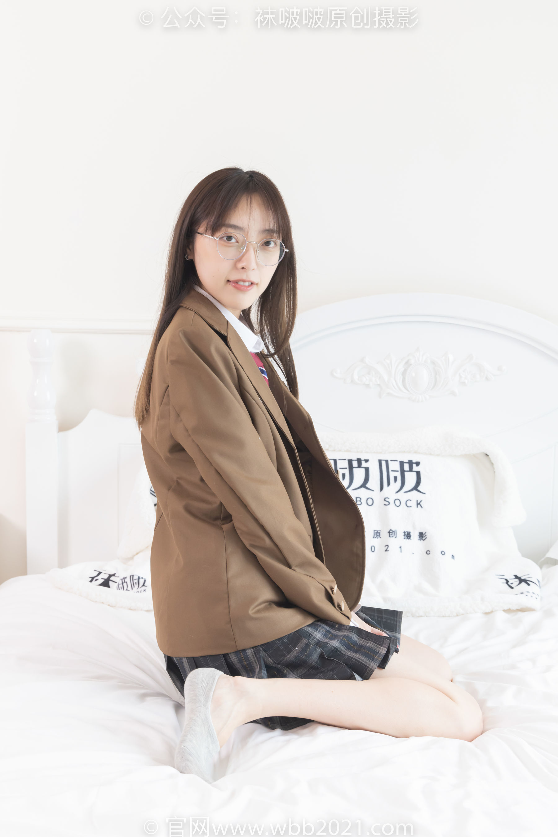 图片[91]-BoBoSocks袜啵啵 No.370 稚予 -板鞋、白棉袜、灰色棉船袜[140P]-六色网