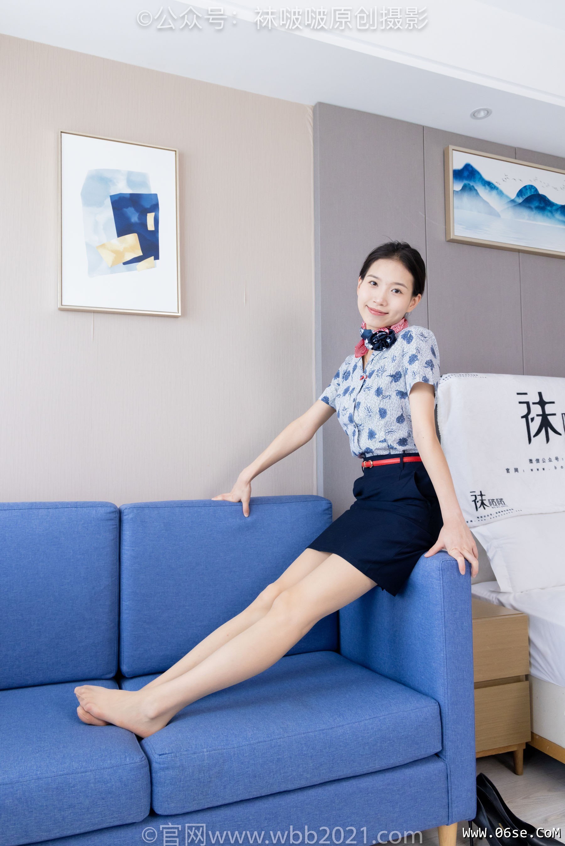 图片[73]-BoBoSocks袜啵啵 No.334 芝士 -东航制服、两双高跟鞋、薄肉丝、薄灰丝[141P]-六色网
