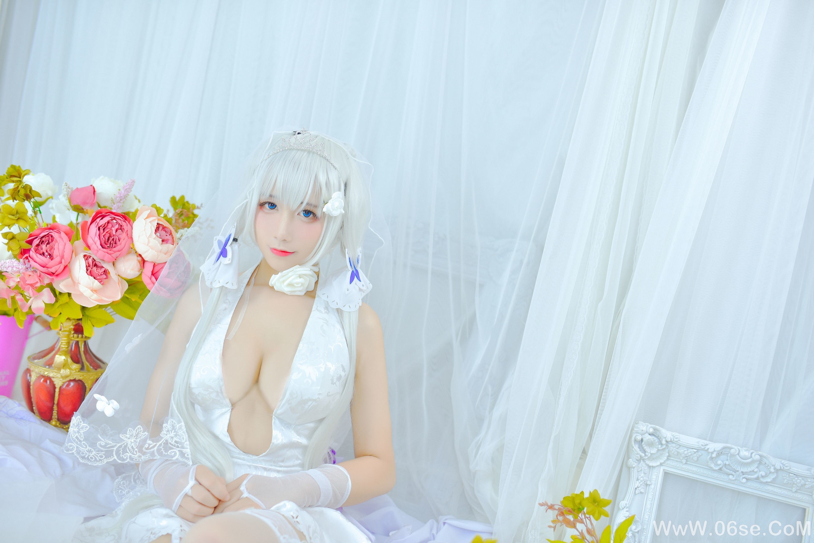 图片[14]-动漫博主九曲Jean 婚纱[22P]-六色网