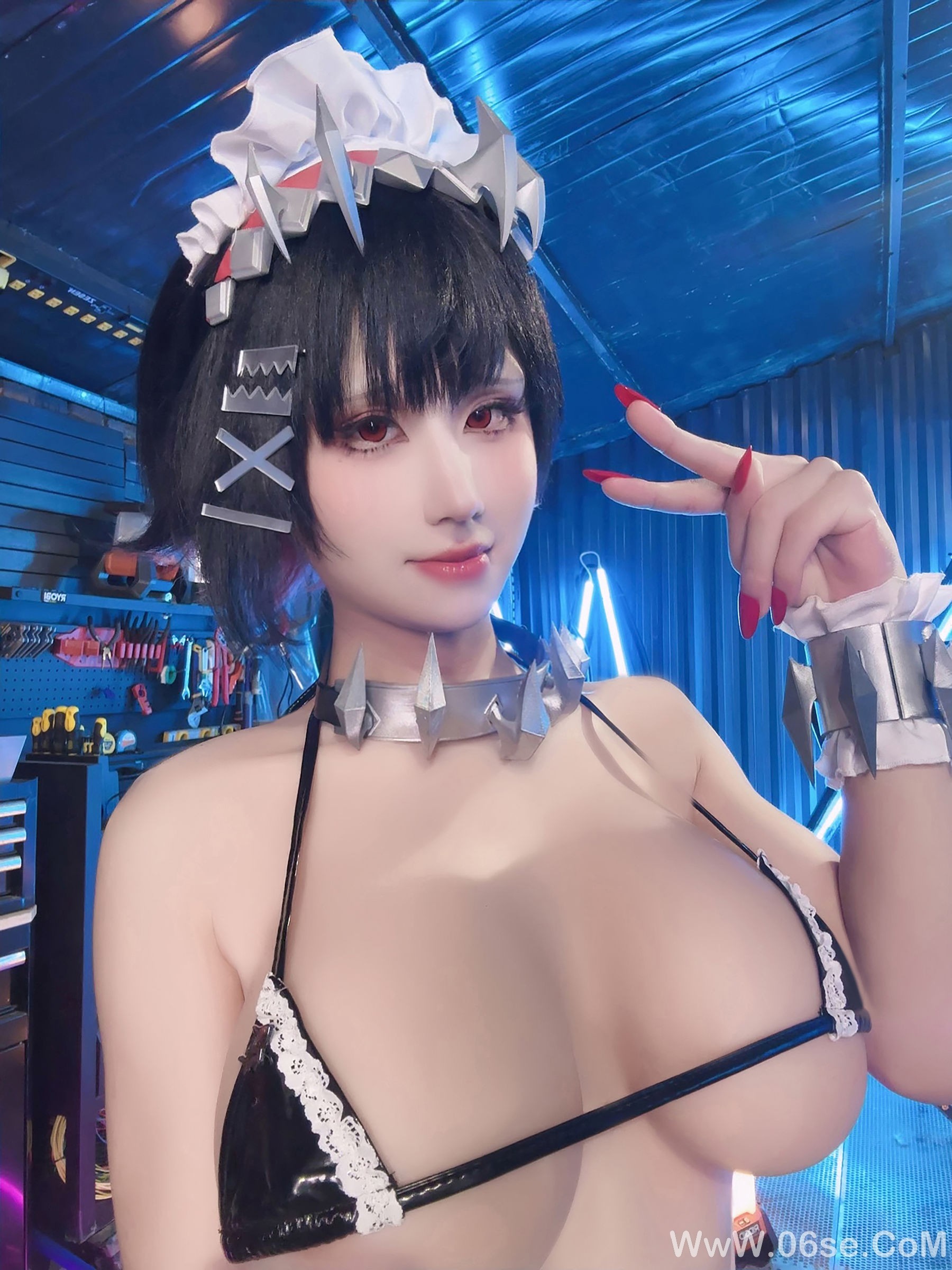 图片[2]-动漫博主桜满三时 – 绝区零 艾莲乔 女仆比基尼[21P]-六色网