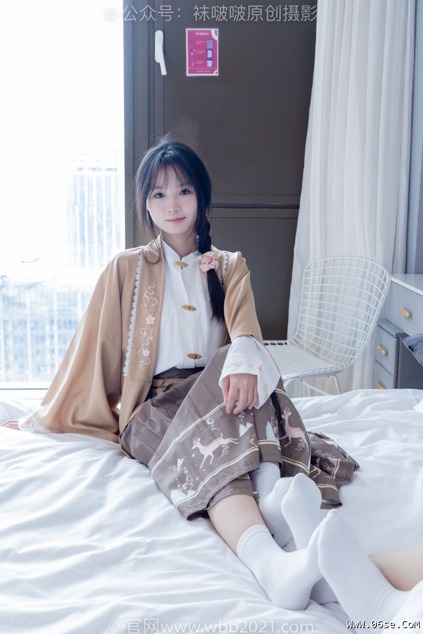 图片[131]-BoBoSocks袜啵啵 No.400 奶油&甜甜圈 -两双高跟鞋、白棉袜、肉丝[158P]-六色网