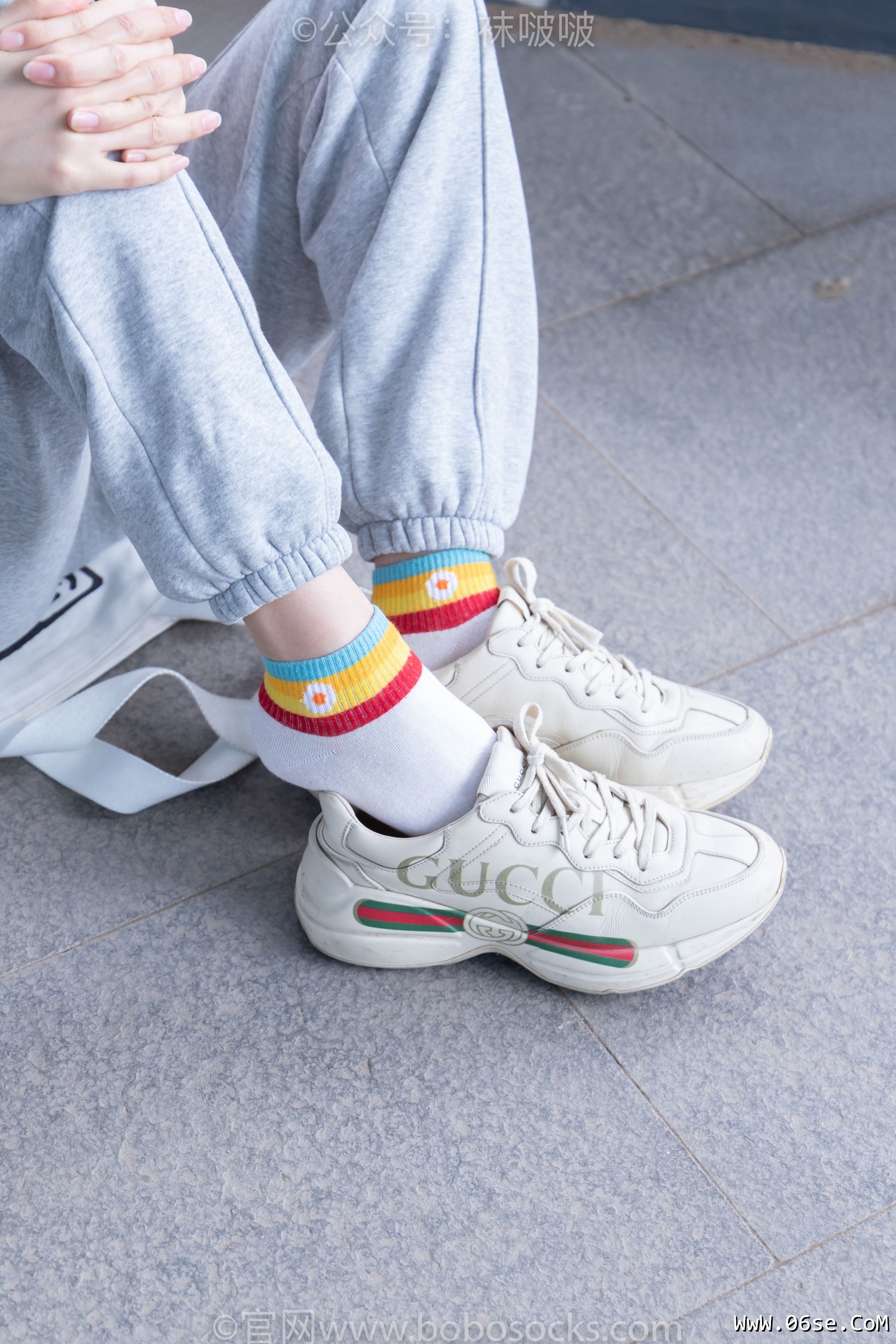 图片[45]-BoBoSocks袜啵啵 No.012 泡芙-运动鞋、白棉袜、裸足[132P]-六色网