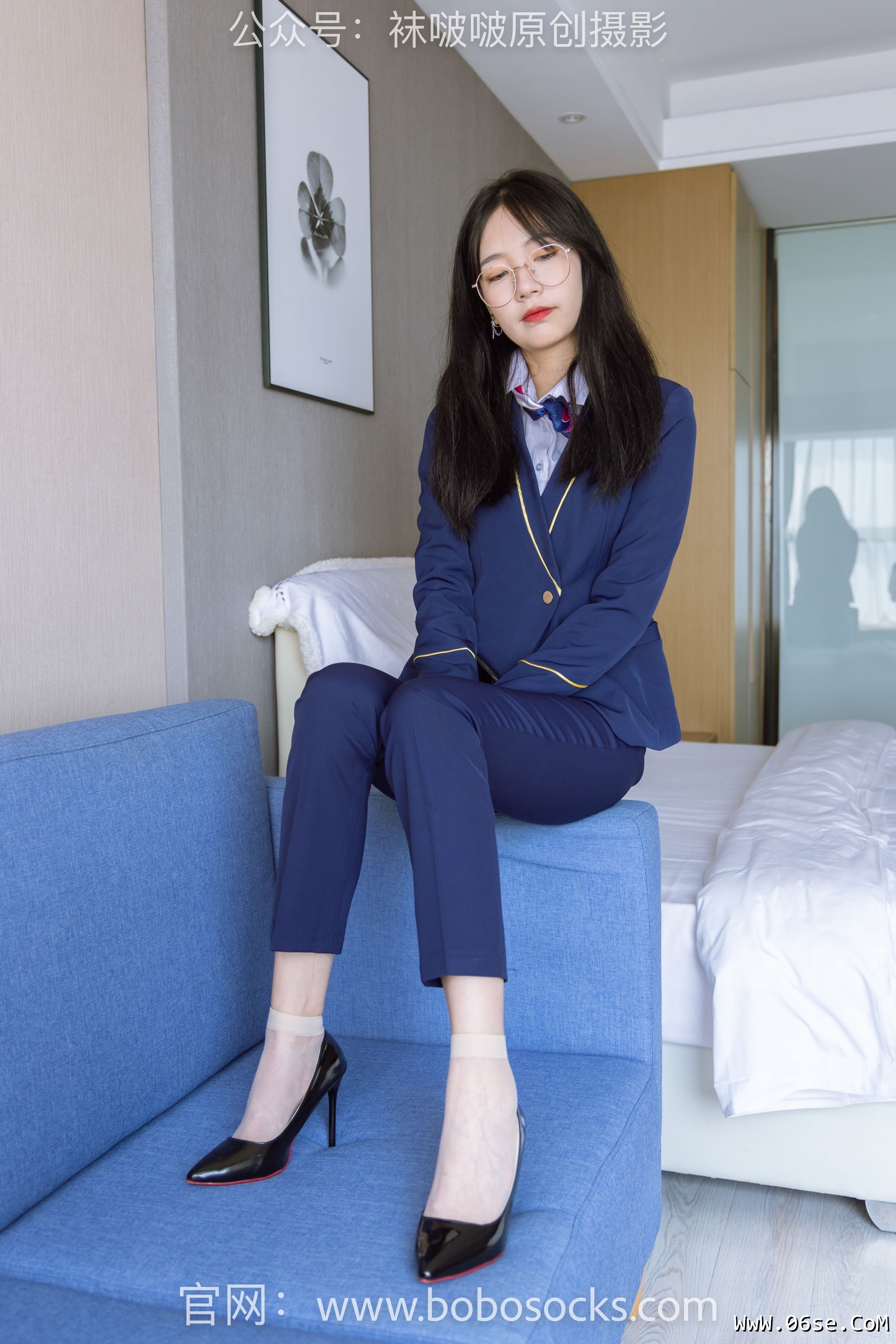 图片[68]-BoBoSocks袜啵啵 No.139 小甜豆-高跟鞋、短肉丝、空姐制服[140P]-六色网