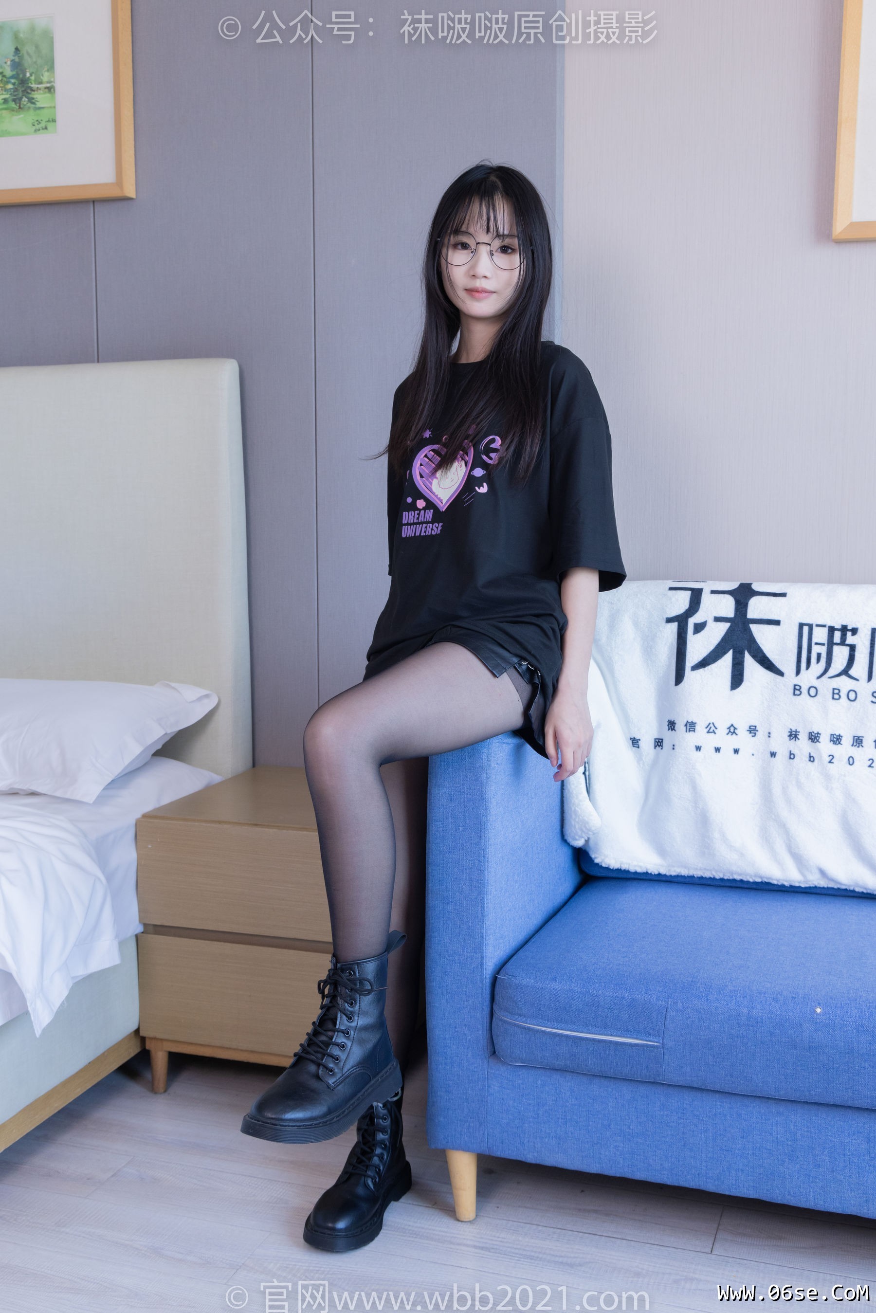 图片[97]-BoBoSocks袜啵啵 No.406 甜甜圈 -马丁靴、黑丝[150P]-六色网