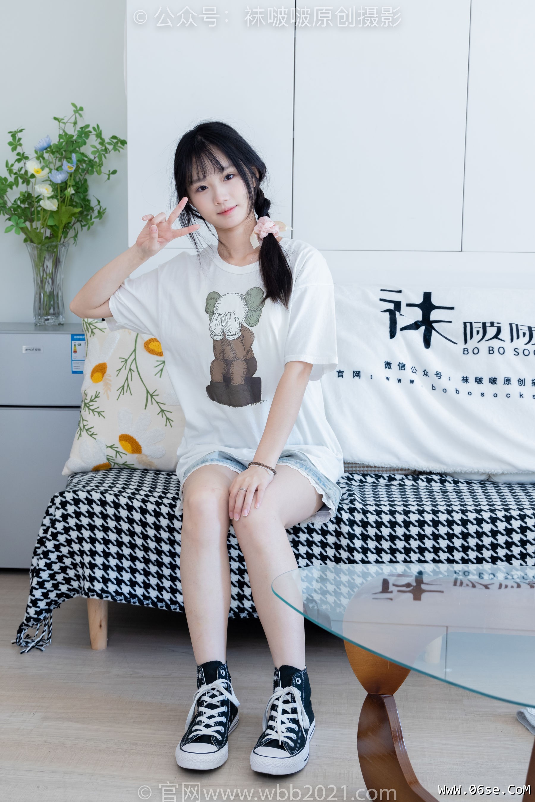 图片[57]-BoBoSocks袜啵啵 No.331 甜甜圈 -板鞋、白棉袜、裸足[144P]-六色网