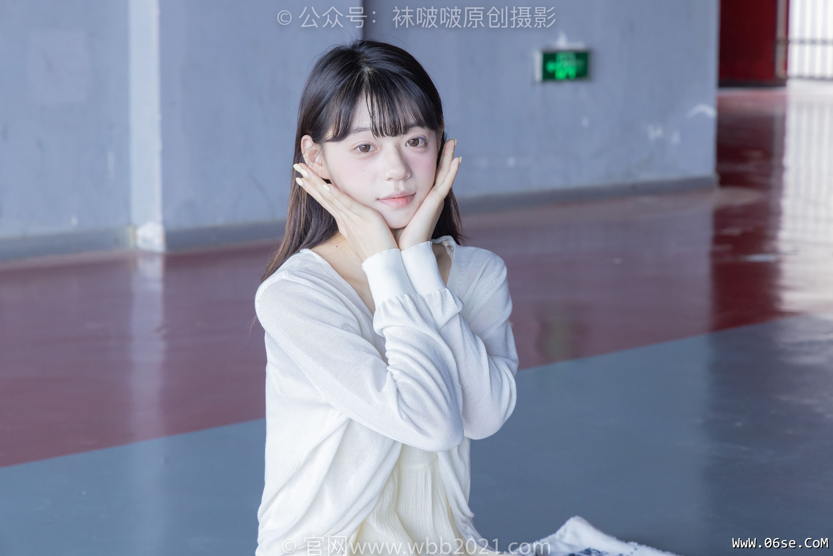 图片[131]-BoBoSocks袜啵啵 No.395 糯米 -板鞋、白丝[145P]-六色网