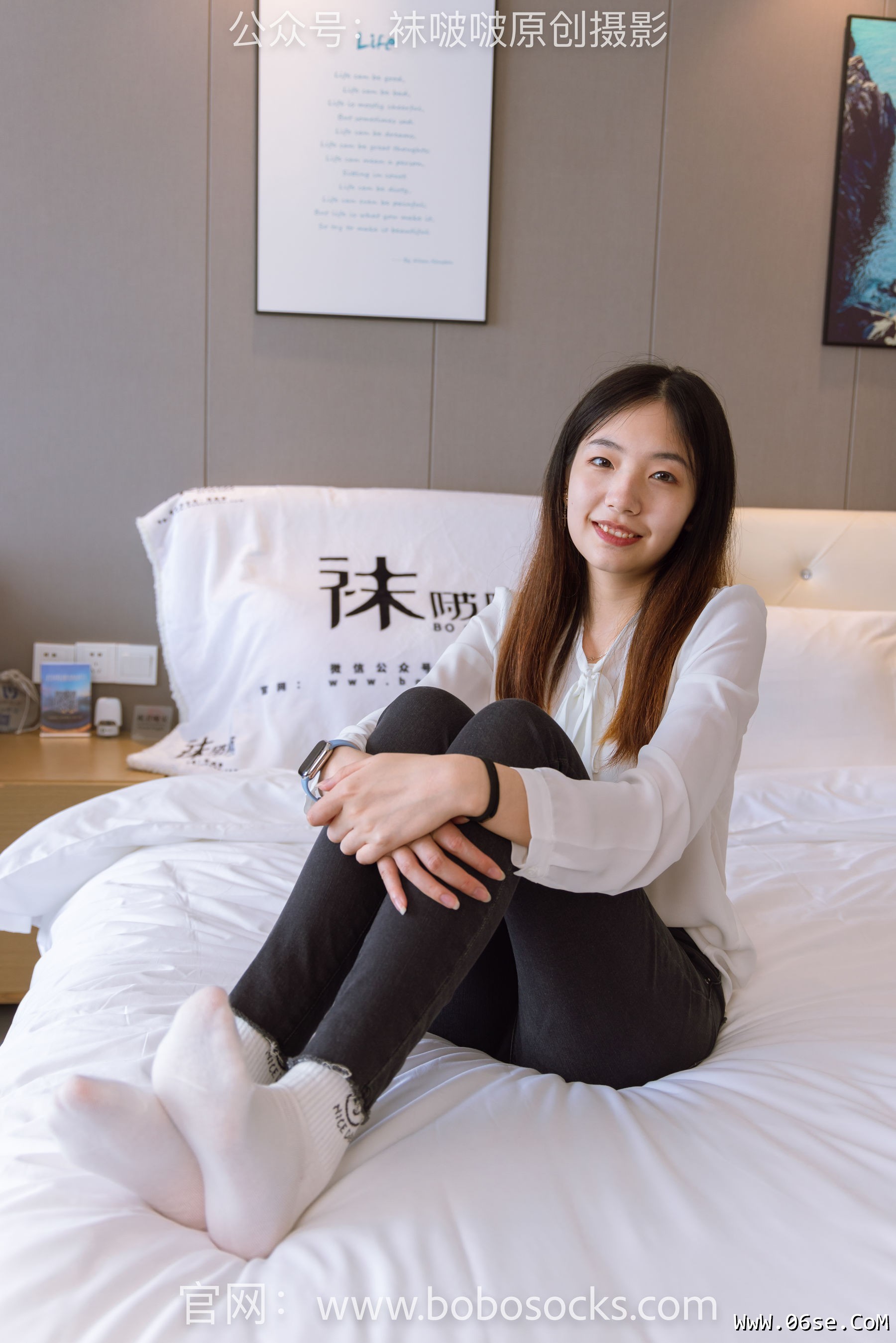 图片[113]-BoBoSocks袜啵啵 No.158 小甜豆-高跟长靴、白棉袜、裸足[136P]-六色网