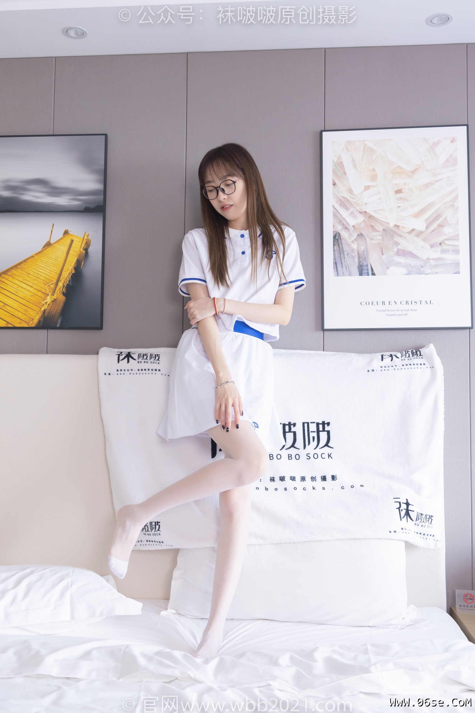 图片[49]-BoBoSocks袜啵啵 No.344 稚予 -板鞋、平底鞋、白丝[150P]-六色网