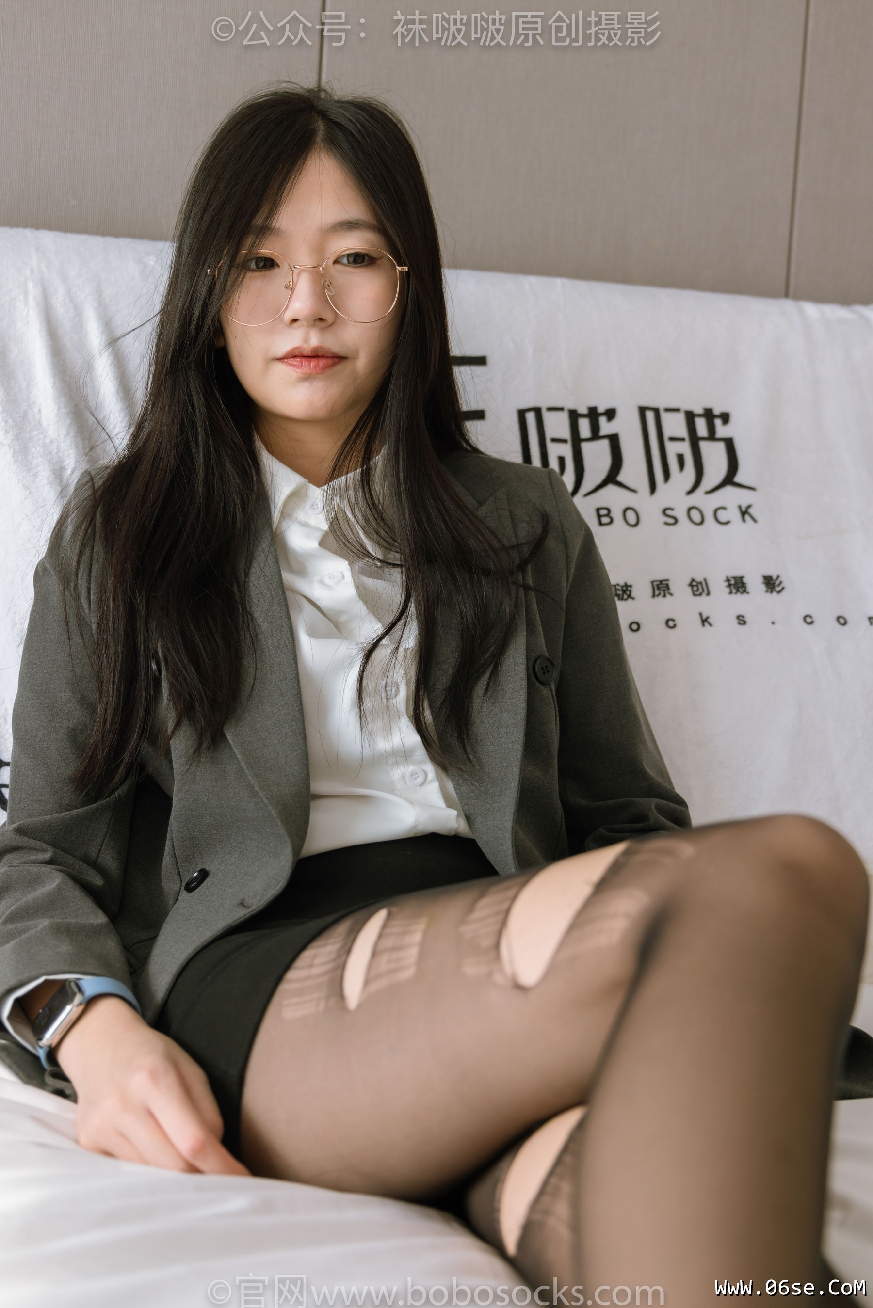 图片[67]-BoBoSocks袜啵啵 No.179 小甜豆-OL制服、高跟鞋、黑丝、撕丝袜剧情[140P]-六色网