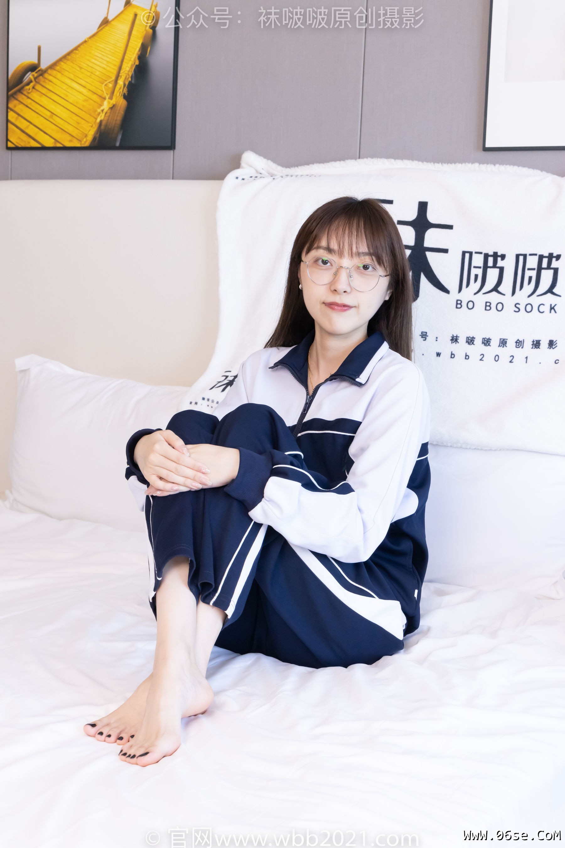 图片[109]-BoBoSocks袜啵啵 No.398 稚予 -板鞋、白船袜、裸足、裸足[150P]-六色网