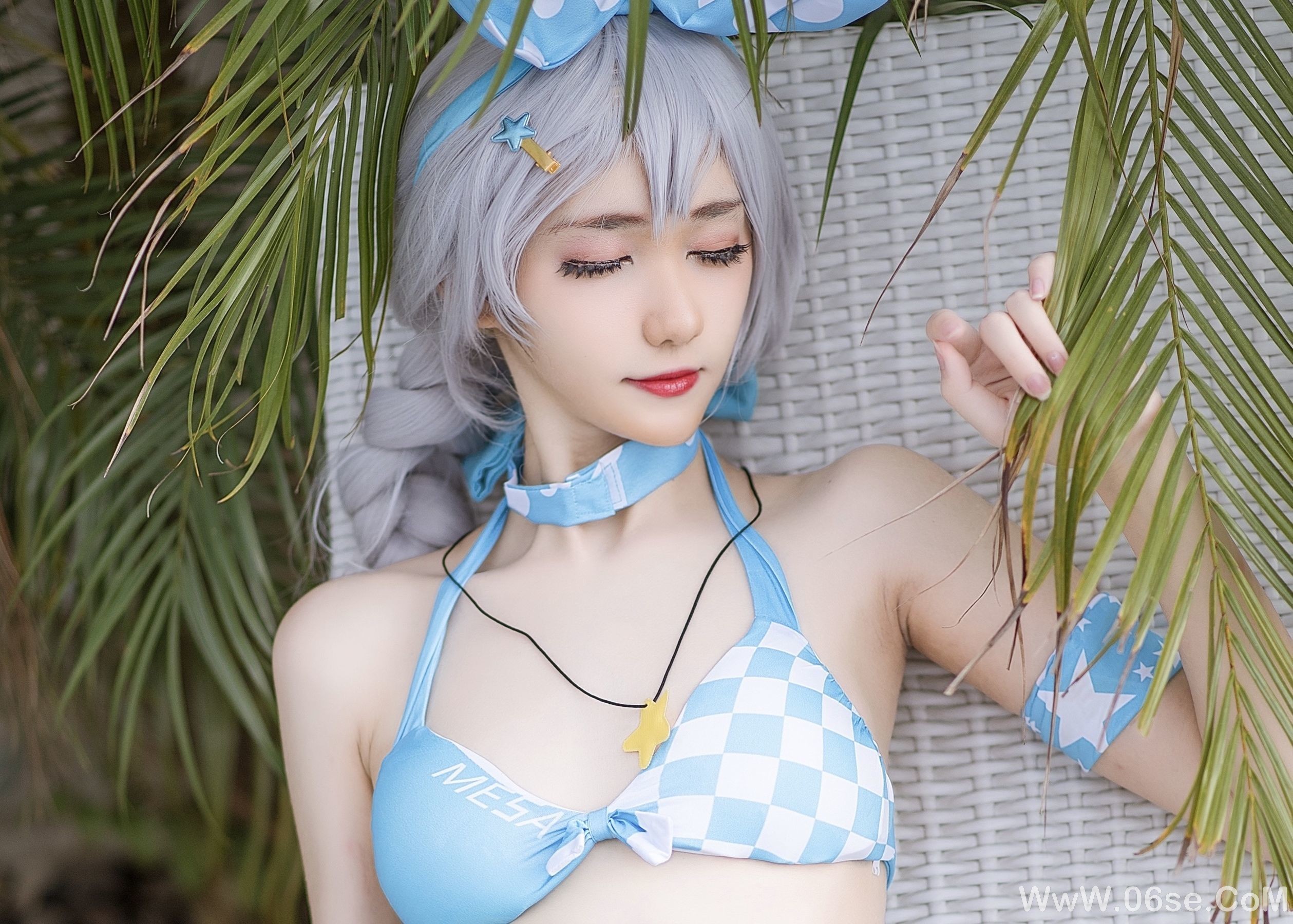 图片[3]-动漫博主南桃Momoko 琪亚娜泳装[15P]-六色网