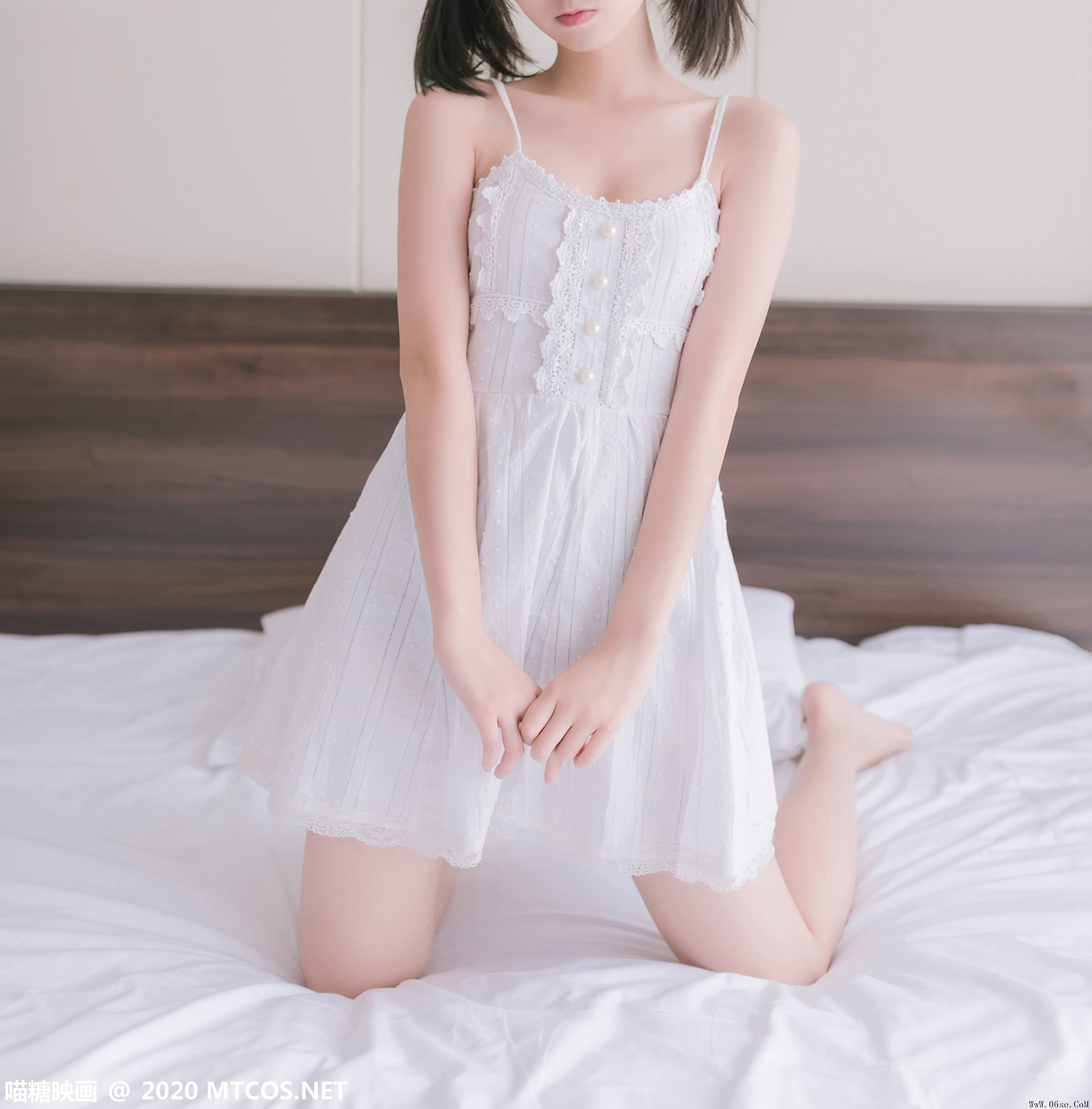 图片[28]-喵糖映画 VOL.177 白裙少女[47P／233M]-六色网