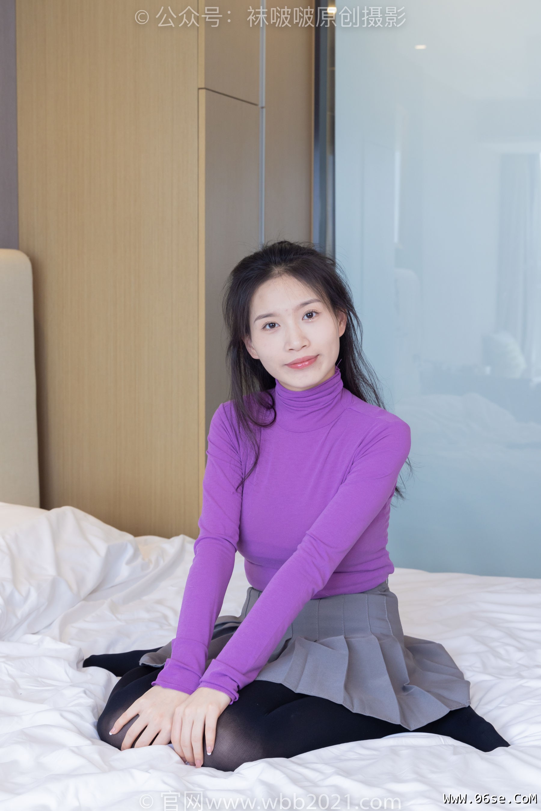 图片[43]-BoBoSocks袜啵啵 No.310 芝士 -皮鞋、厚黑丝[140P]-六色网